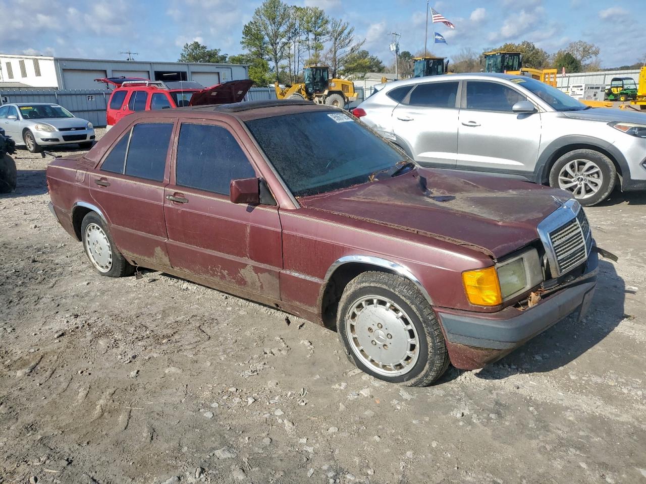 1991 Mercedes-benz 190 E 2.6 Red vin: WDBDA29D2MF819044