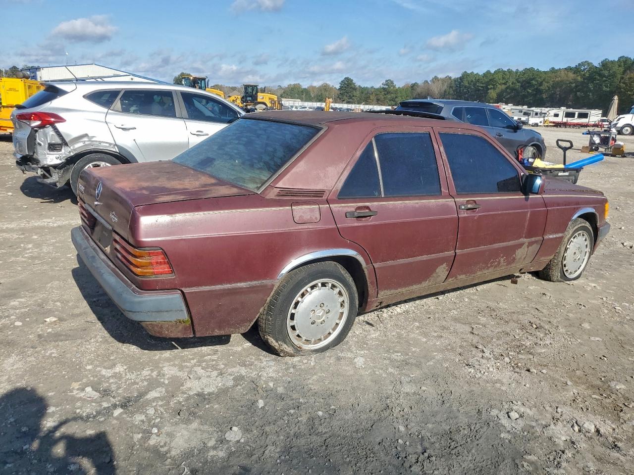 1991 Mercedes-benz 190 E 2.6 Red vin: WDBDA29D2MF819044