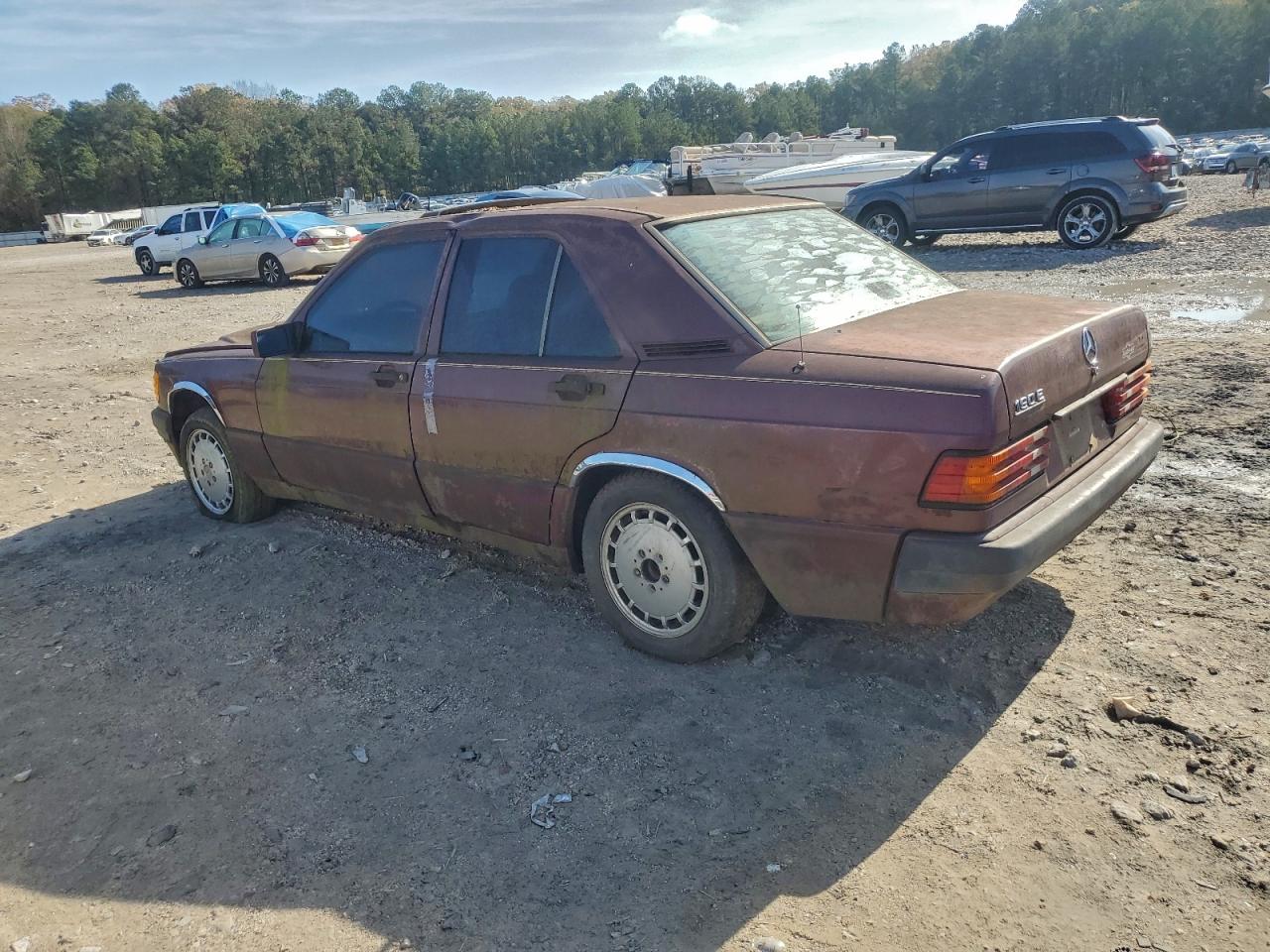 1991 Mercedes-benz 190 E 2.6 Red vin: WDBDA29D2MF819044