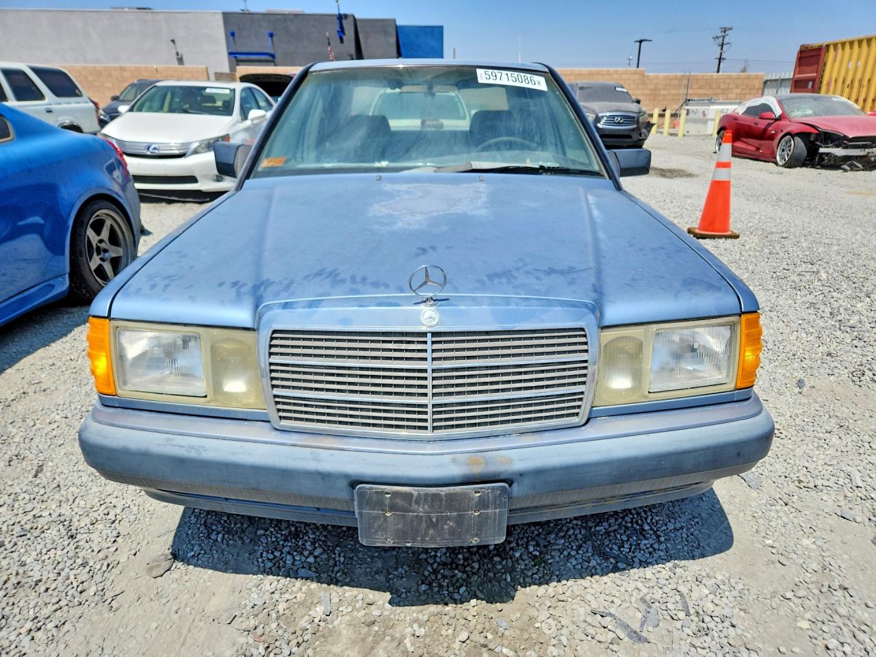 1989 Mercedes-benz 190 E 2.6 Blue vin: WDBDA29D3KF624910