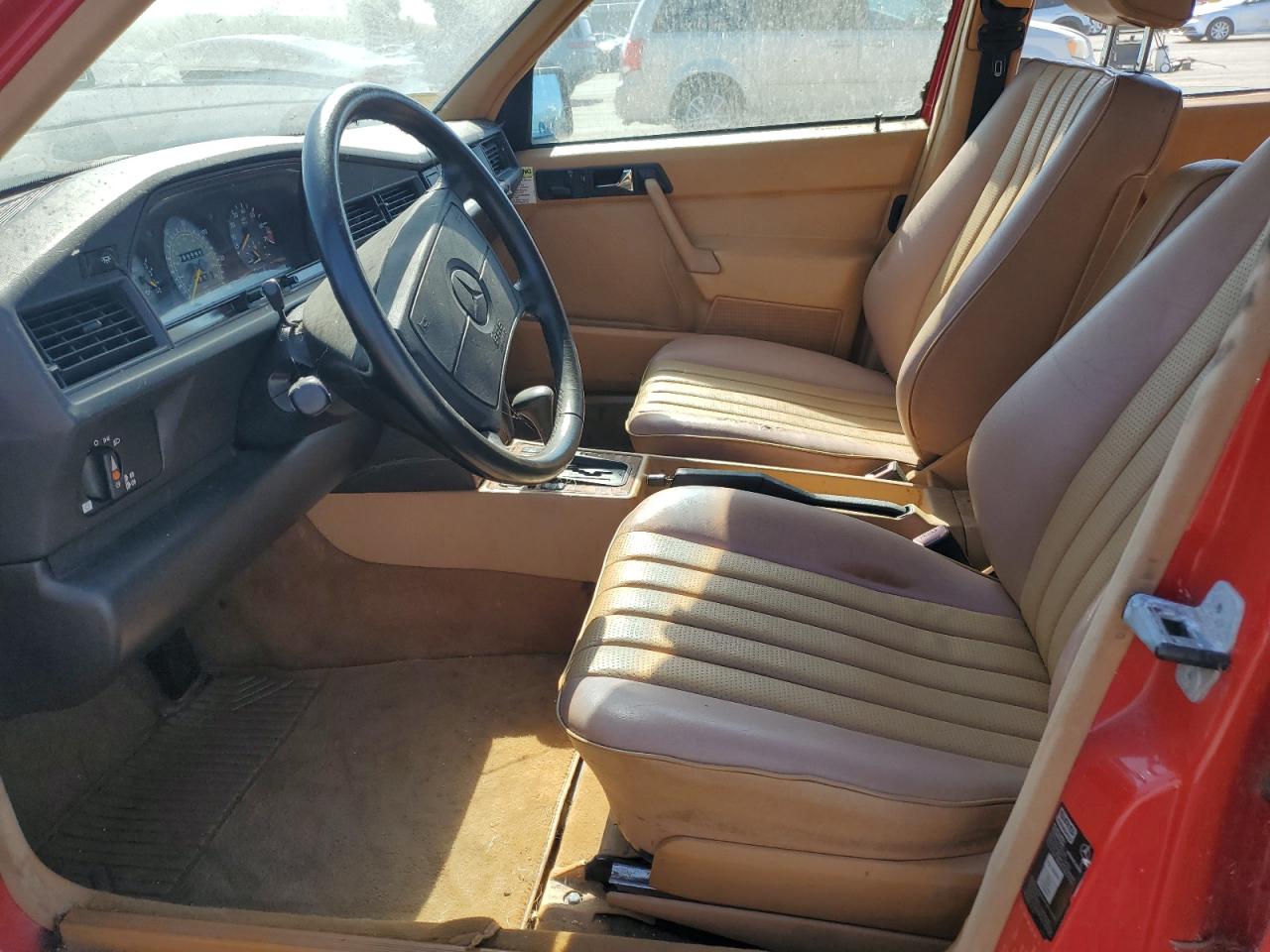 1991 Mercedes-benz 190 E 2.6 Red vin: WDBDA29D5MF798805