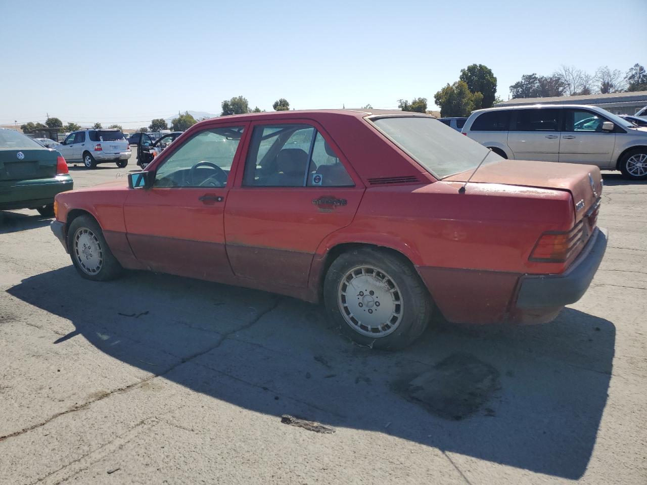 1991 Mercedes-benz 190 E 2.6 Red vin: WDBDA29D5MF798805