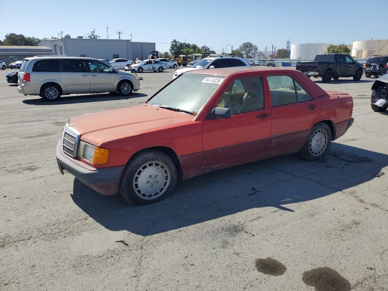 1991 Mercedes-benz 190 E 2.6 Красный vin: WDBDA29D5MF798805