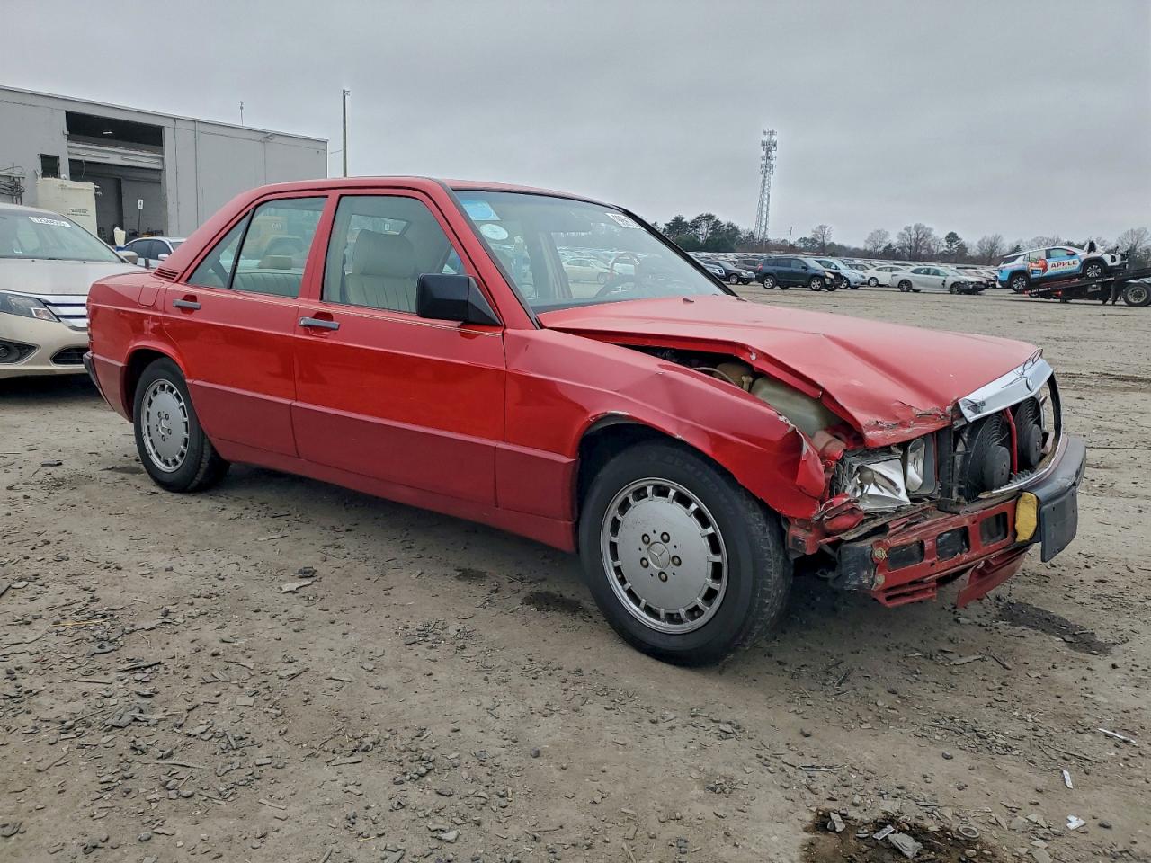 1989 Mercedes-benz 190 E 2.6 Red vin: WDBDA29D8KF647809
