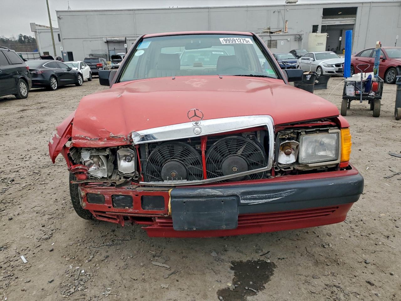 1989 Mercedes-benz 190 E 2.6 Red vin: WDBDA29D8KF647809