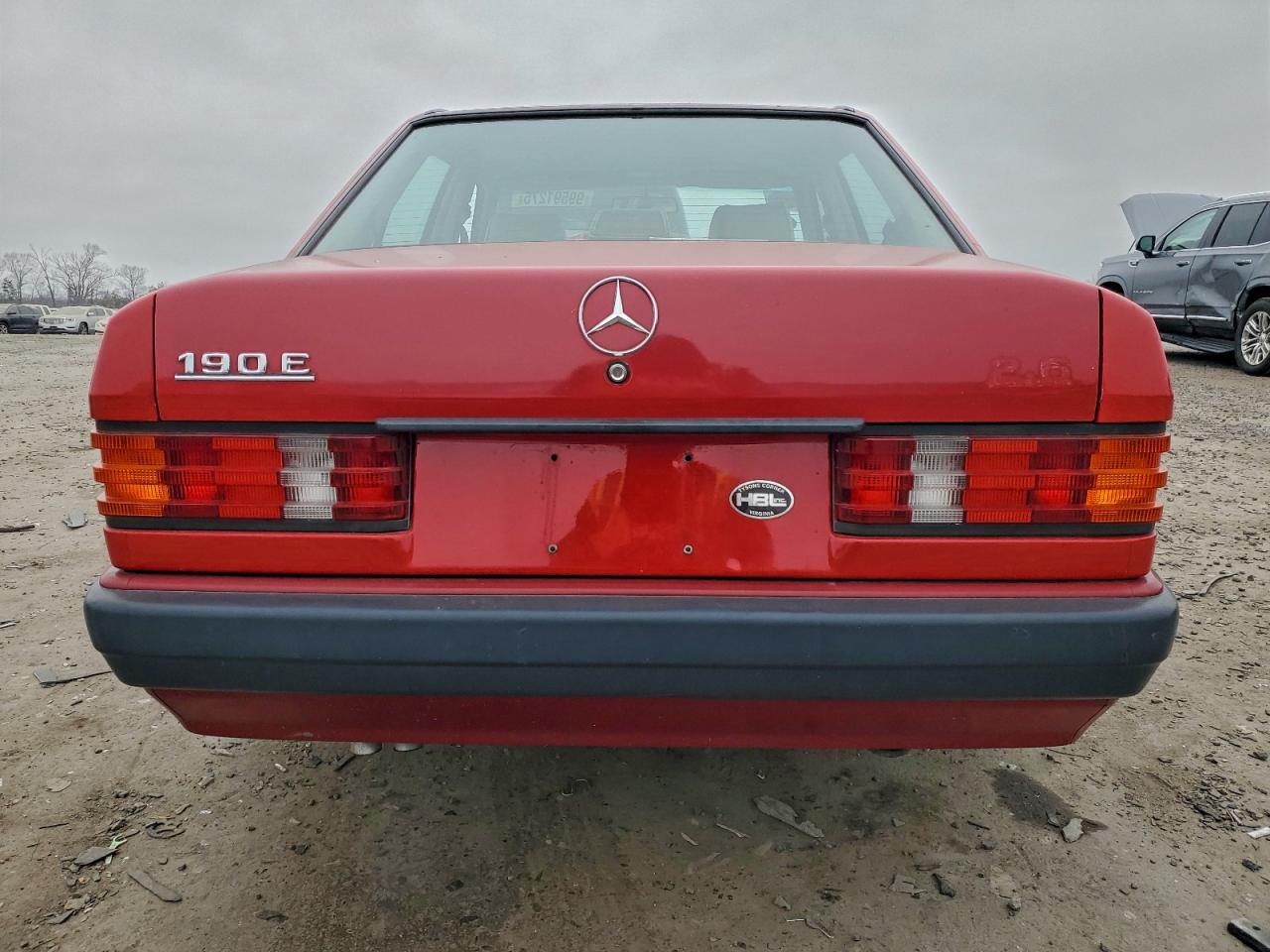 1989 Mercedes-benz 190 E 2.6 Red vin: WDBDA29D8KF647809