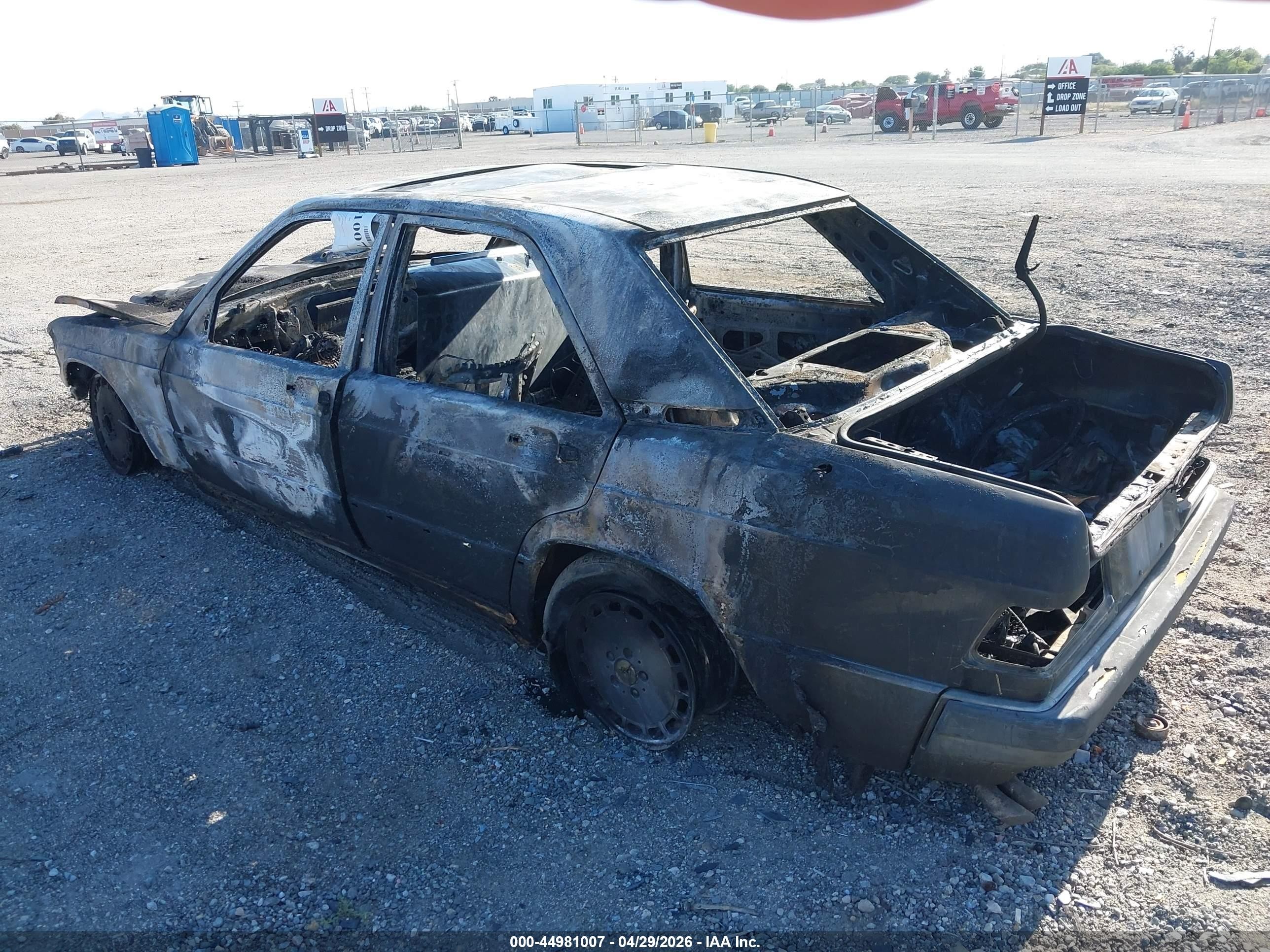 1993 Mercedes-benz 190 E 2.6 Black vin: WDBDA29DXPG067074
