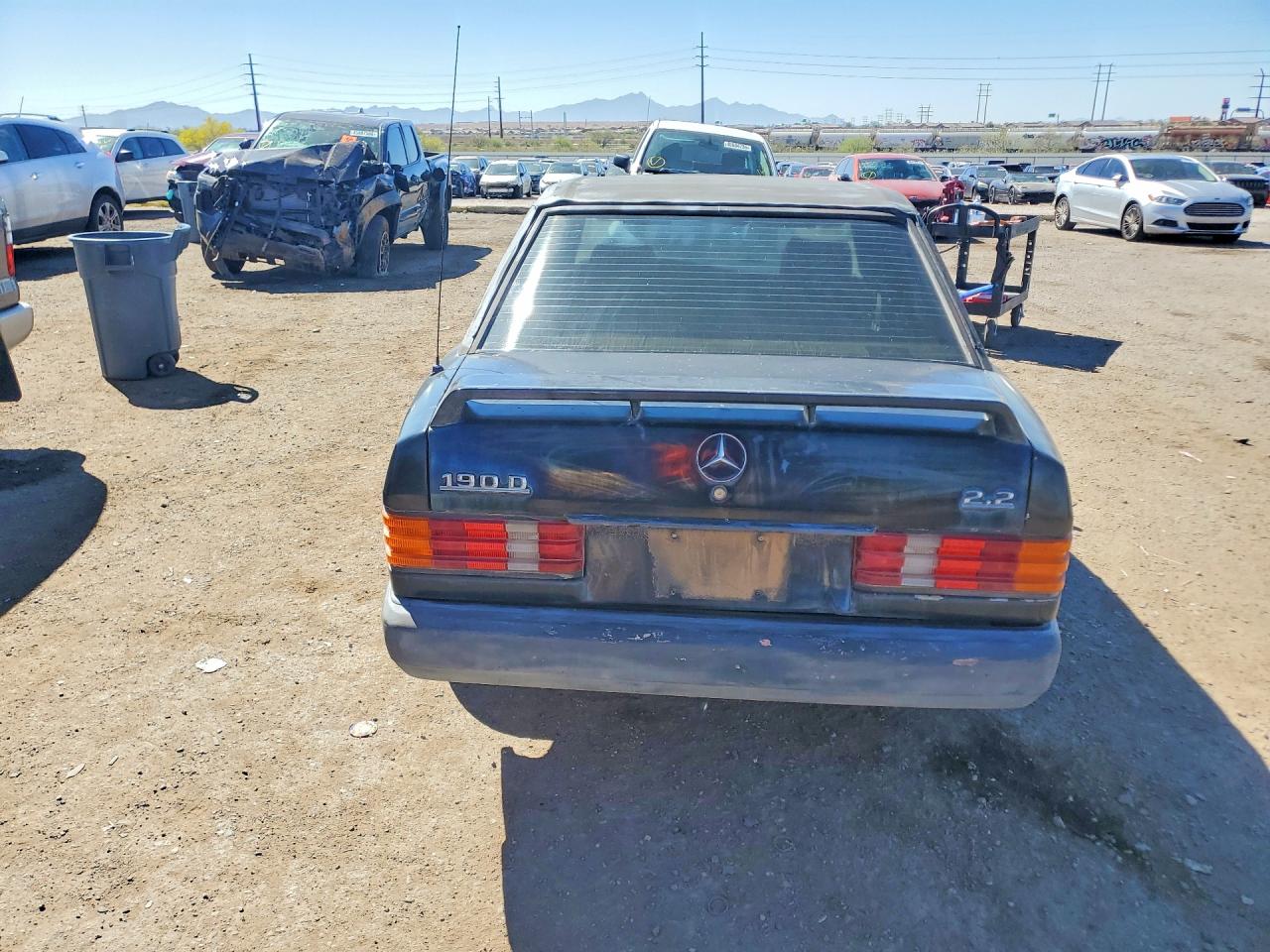 1984 Mercedes-benz 190 D 2.2 Black vin: WDBDB22A9EA117685