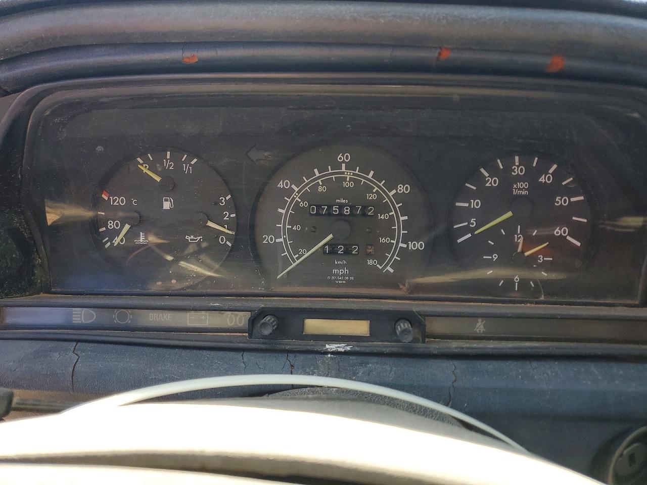 1984 Mercedes-benz 190 D 2.2 Black vin: WDBDB22A9EA117685