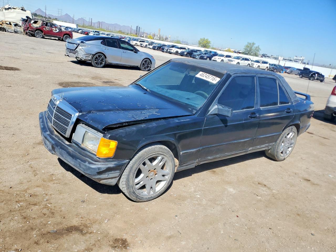 1984 Mercedes-benz 190 D 2.2 Black vin: WDBDB22A9EA117685