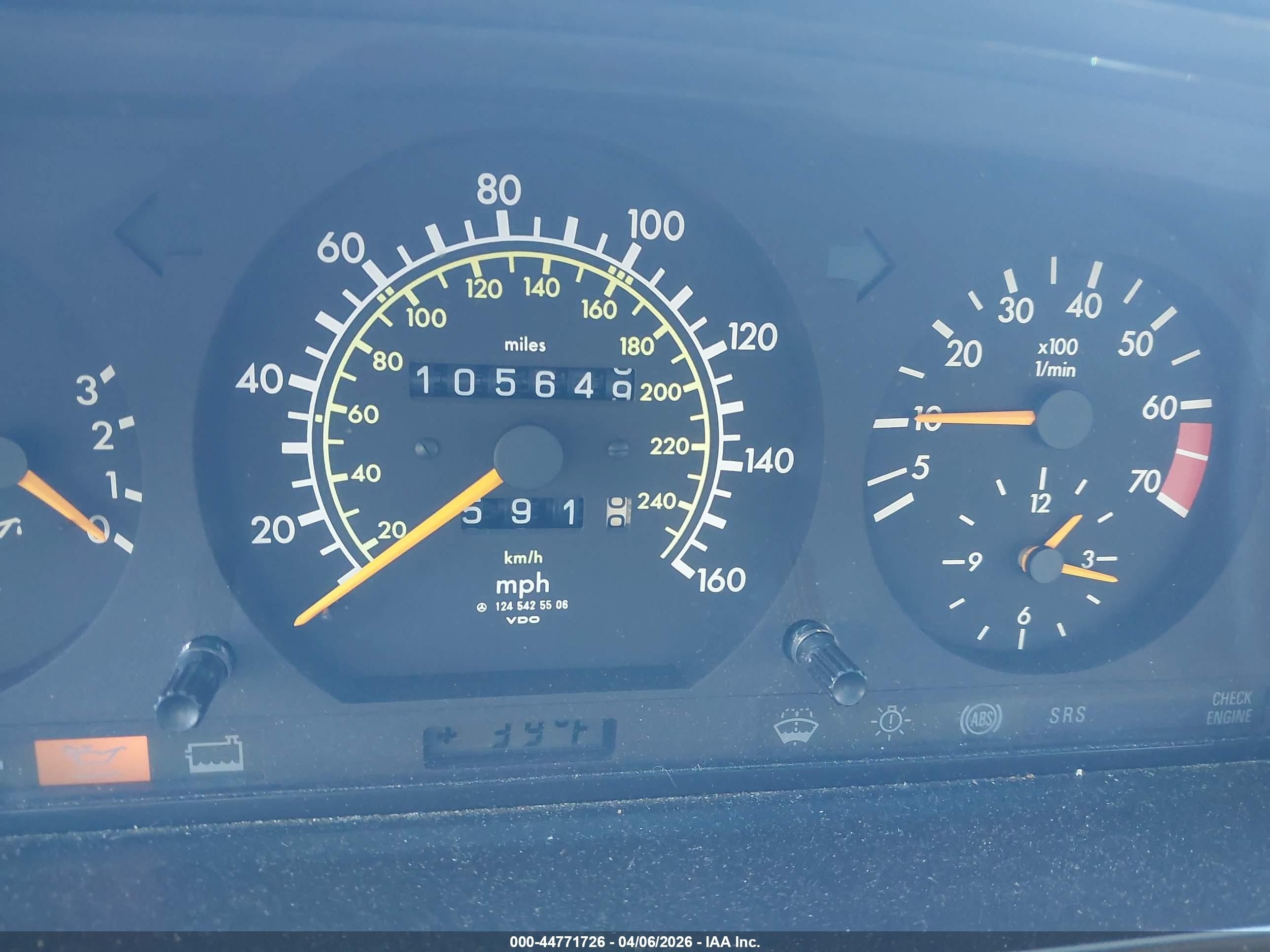 1991 Mercedes-benz 300 E 2.6 Blue vin: WDBEA26E7MB431560