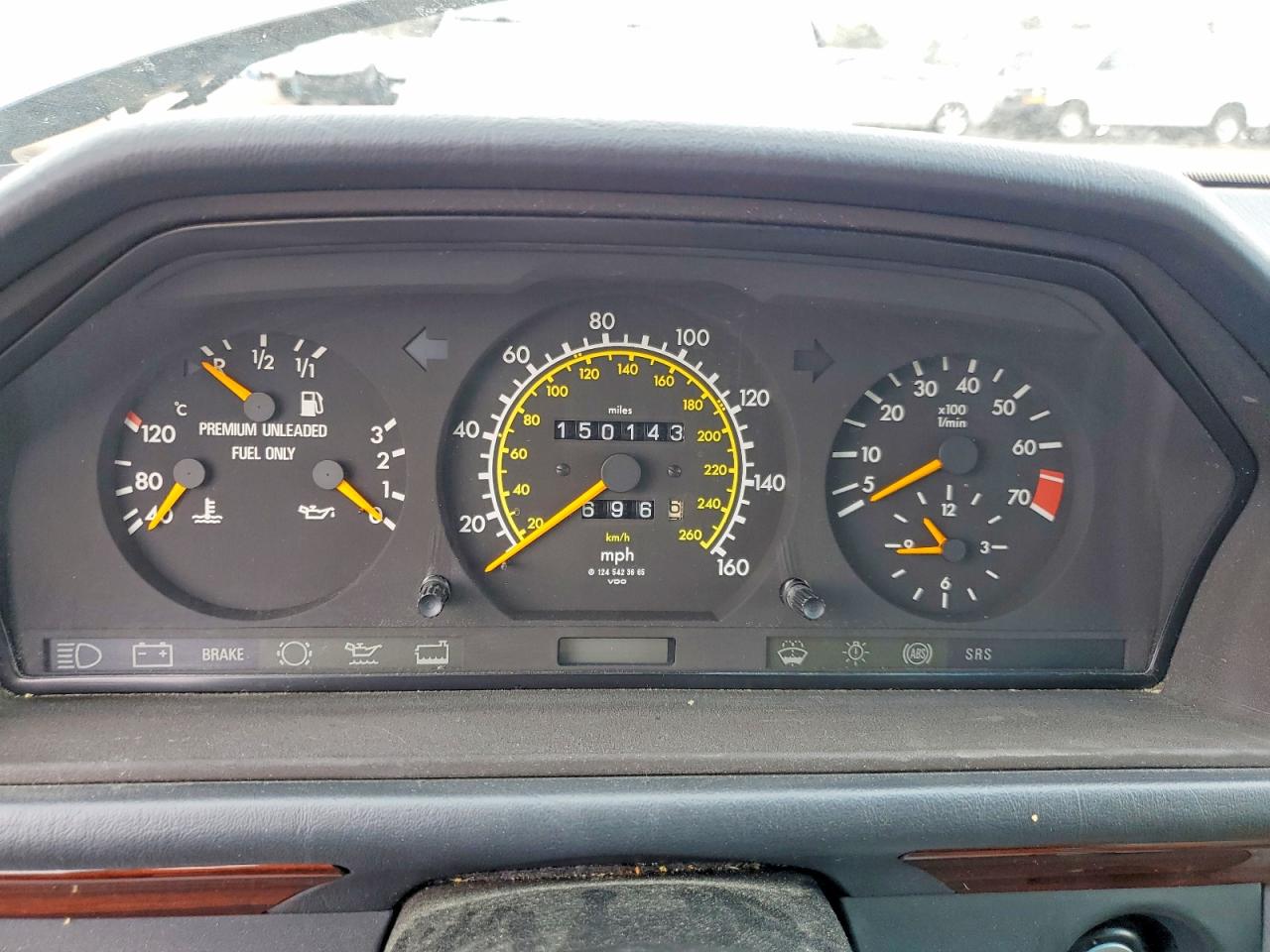 1993 Mercedes-benz 300 E 2.8 Black vin: WDBEA28E8PB997468
