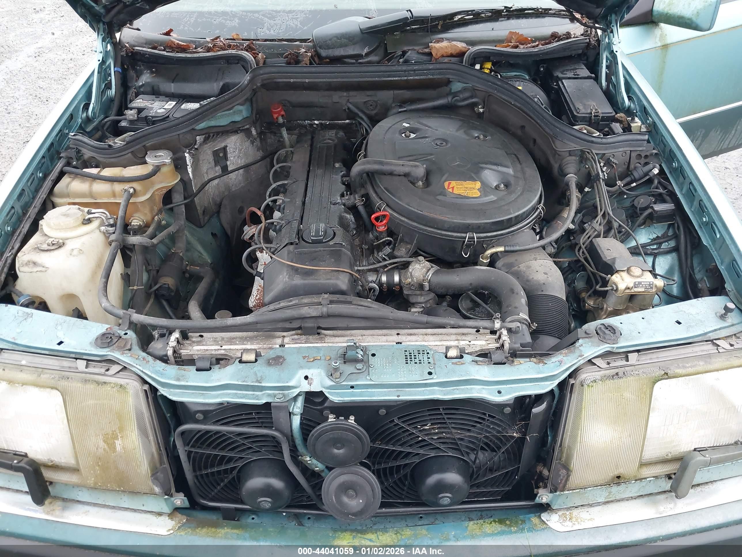 1991 Mercedes-benz 300 E Teal vin: WDBEA30D2MB442133