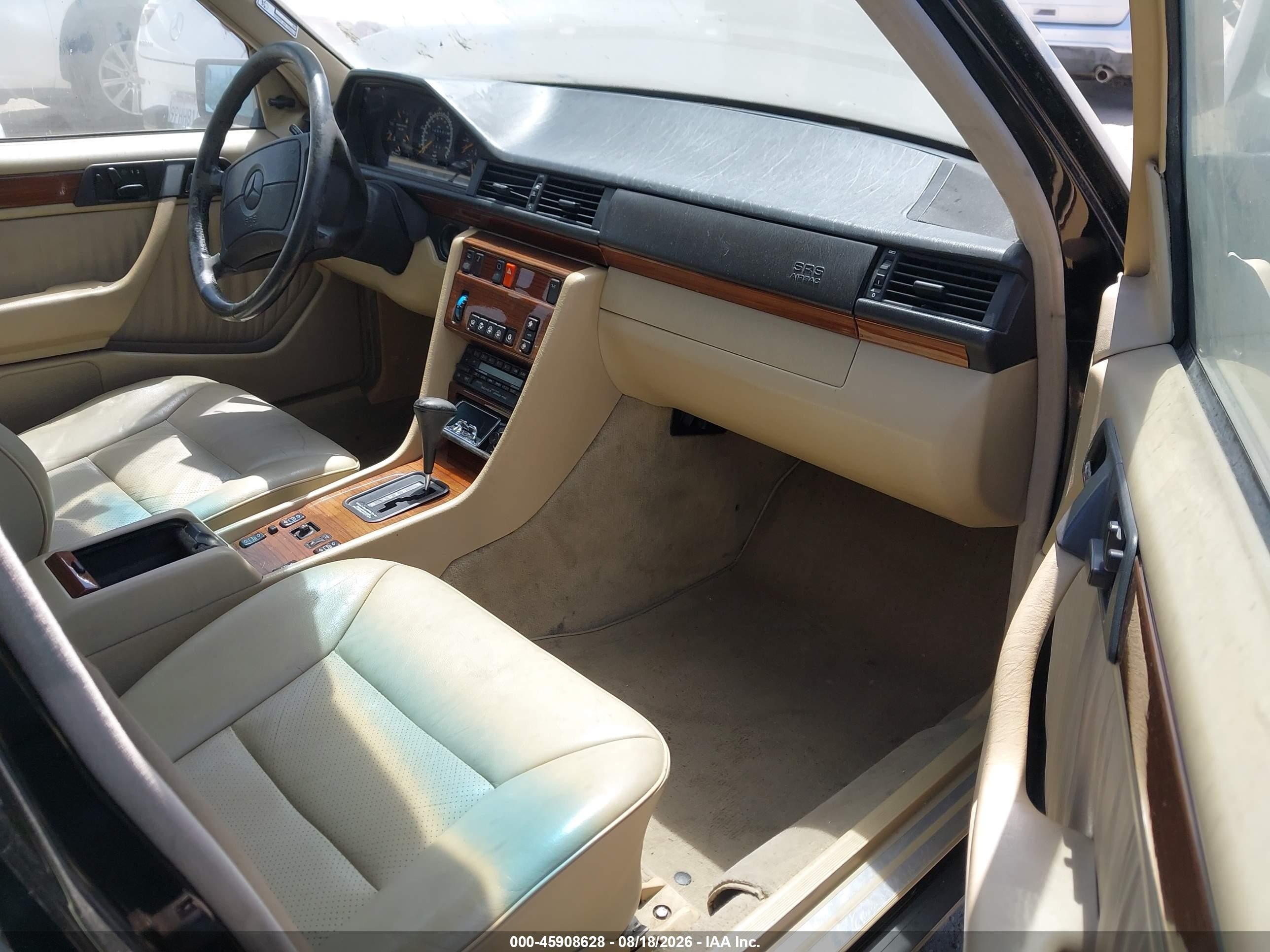 1991 Mercedes-benz 300 E Black vin: WDBEA30D3MB292338