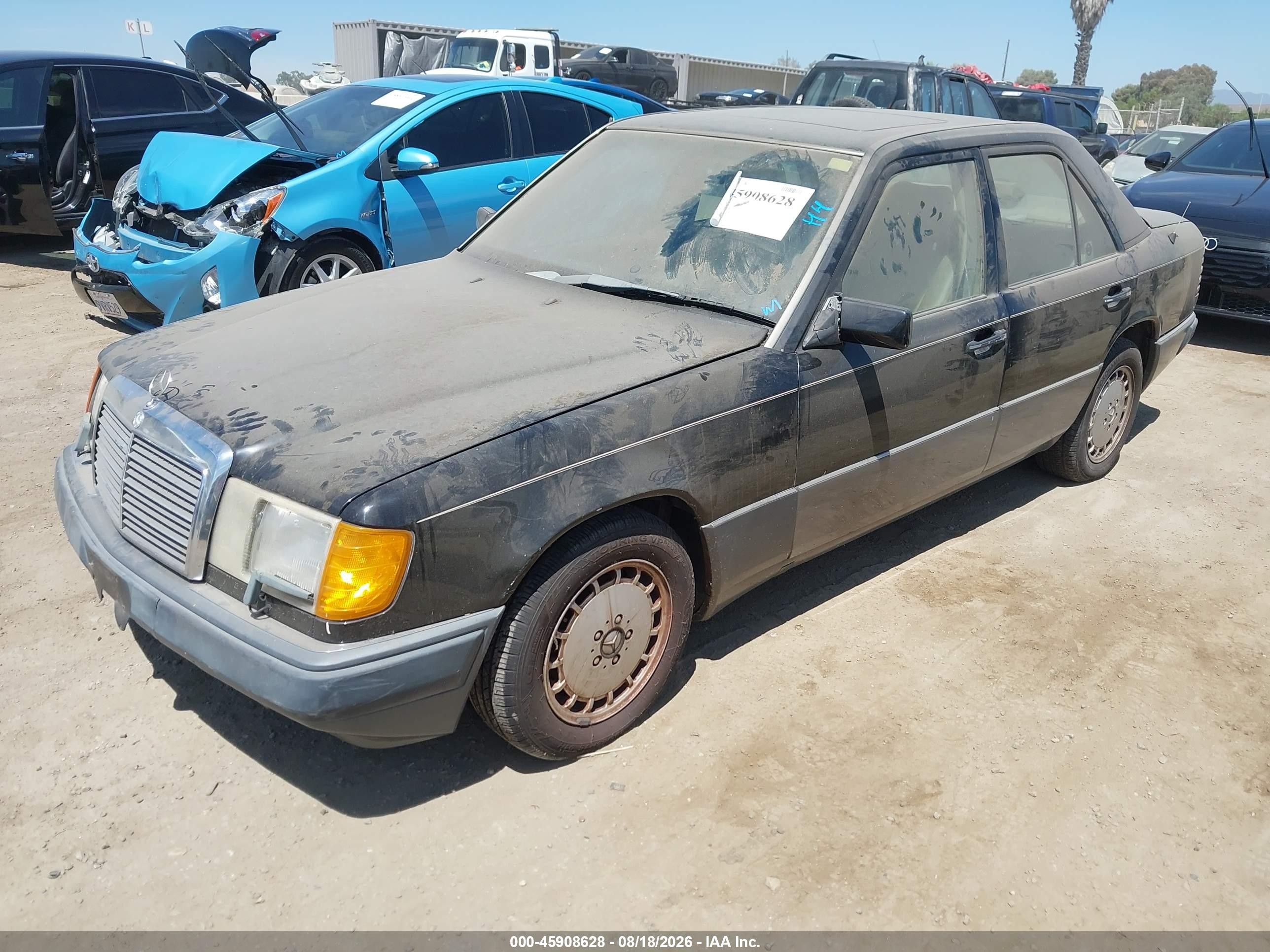 1991 Mercedes-benz 300 E Black vin: WDBEA30D3MB292338