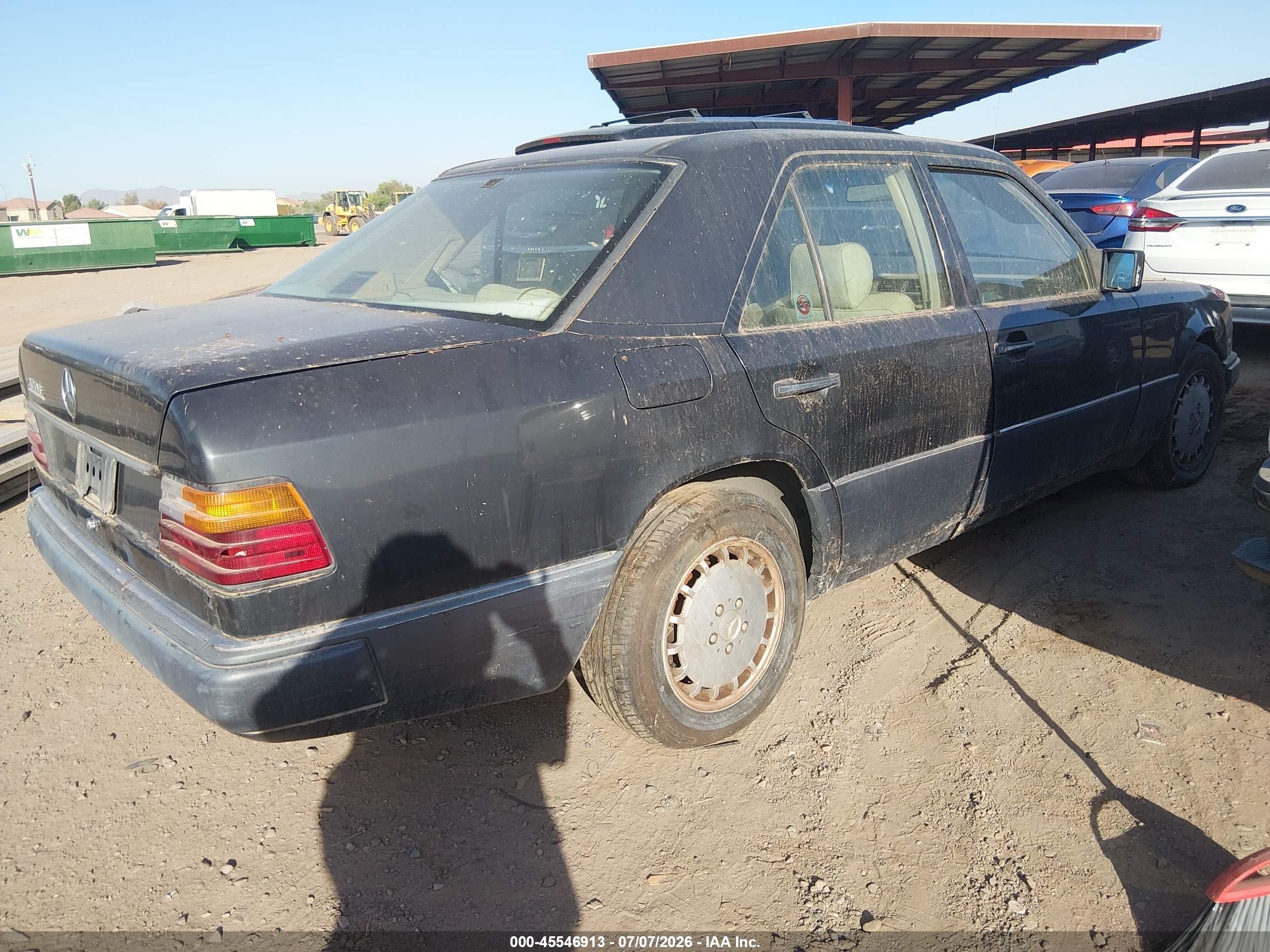 1990 Mercedes-benz 300 E Black vin: WDBEA30D5LB259176