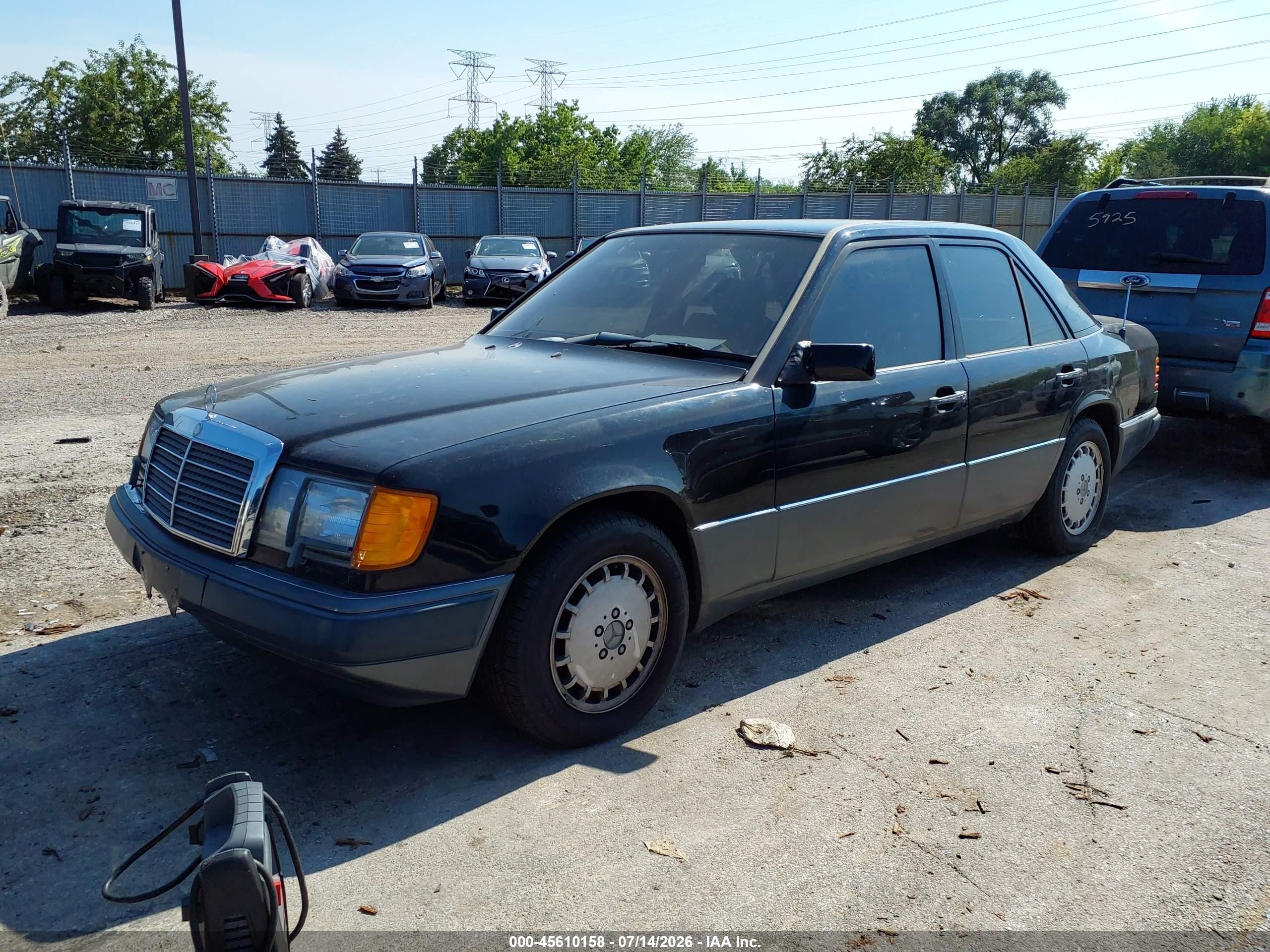1991 Mercedes-benz 300 E Black vin: WDBEA30D8MB290777