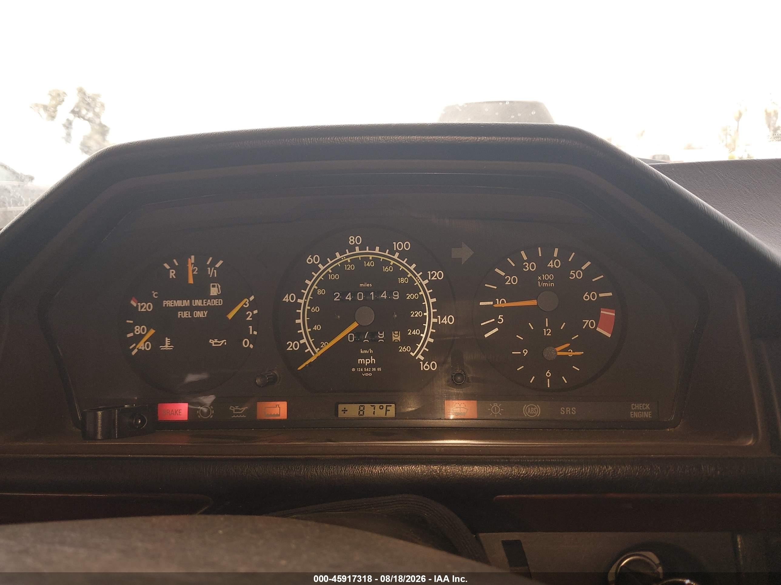 1995 Mercedes-benz E 320 Base/320 Special Silver vin: WDBEA32E1SC261084