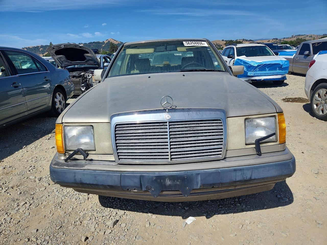 1993 Mercedes-benz 400 E Желто-коричневый vin: WDBEA34E4PB841875