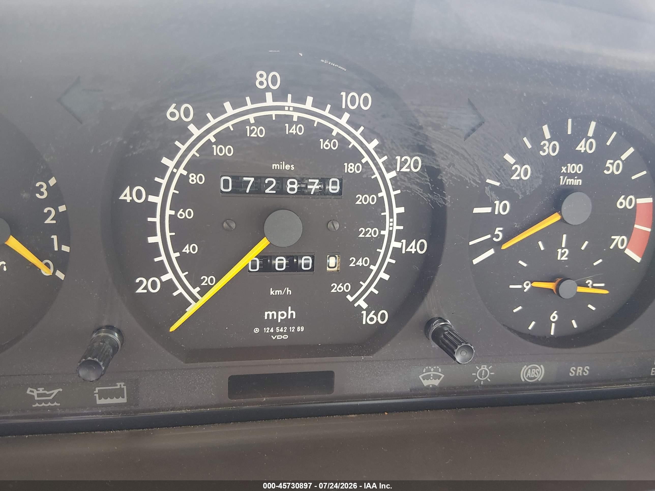 1994 Mercedes-benz E 420 Черный vin: WDBEA34E4RC127824