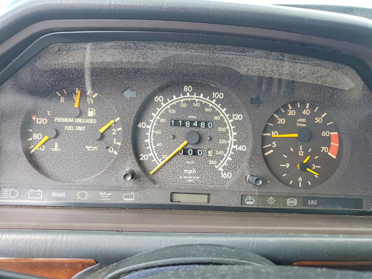 1992 Mercedes-benz 400 E Черный vin: WDBEA34E6NB836142