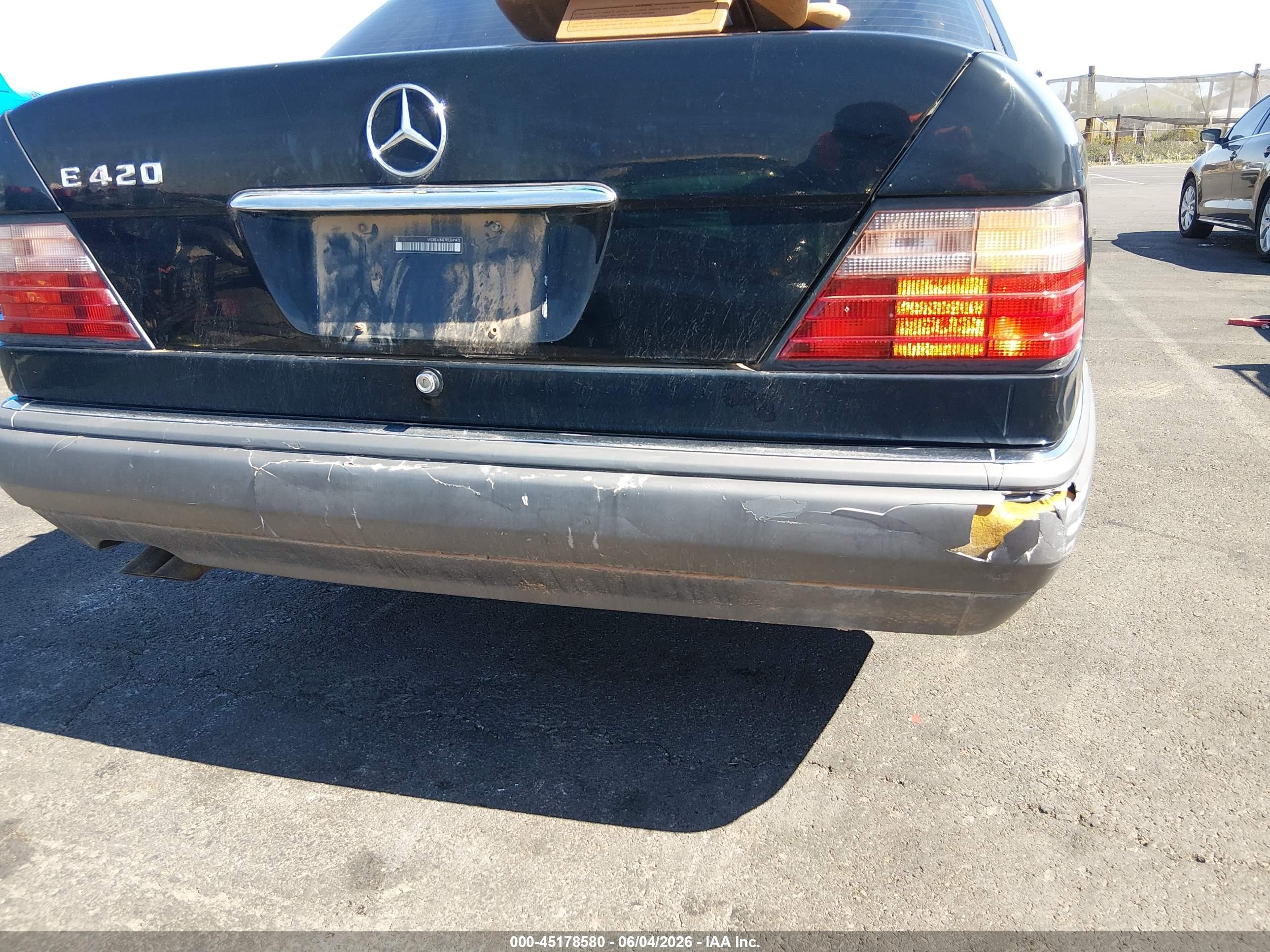1994 Mercedes-benz E 420 Black vin: WDBEA34E7RC041472