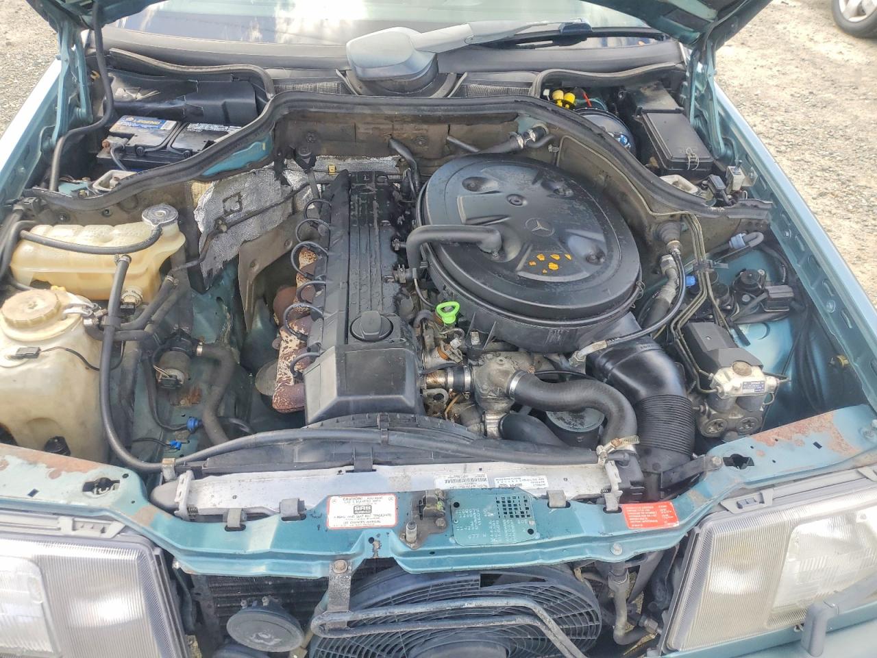 1989 Mercedes-benz 300 Ce Green vin: WDBEA50D3KA858271