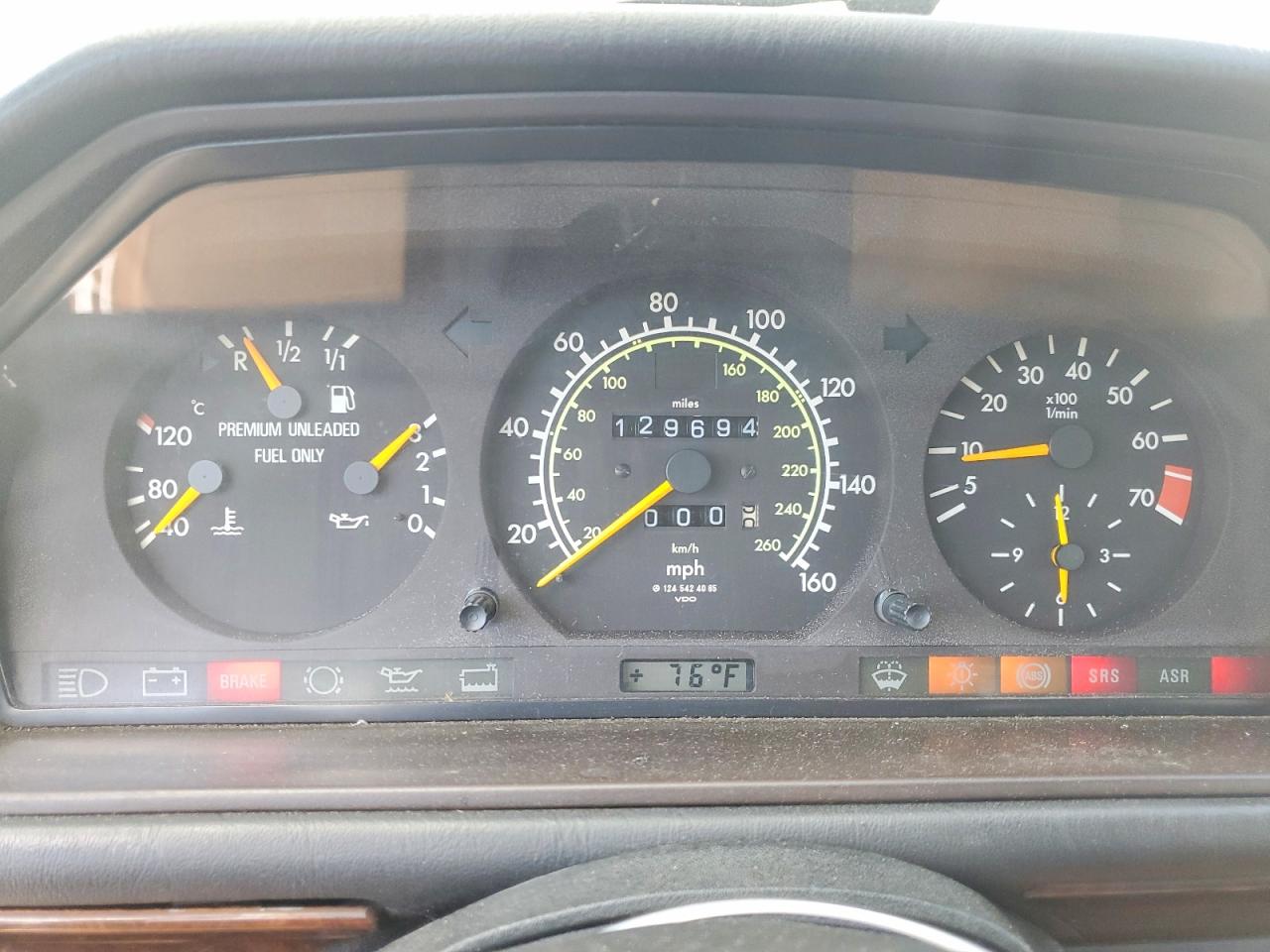 1993 Mercedes-benz 300 Ce Фиолетовый vin: WDBEA52E7PB993468