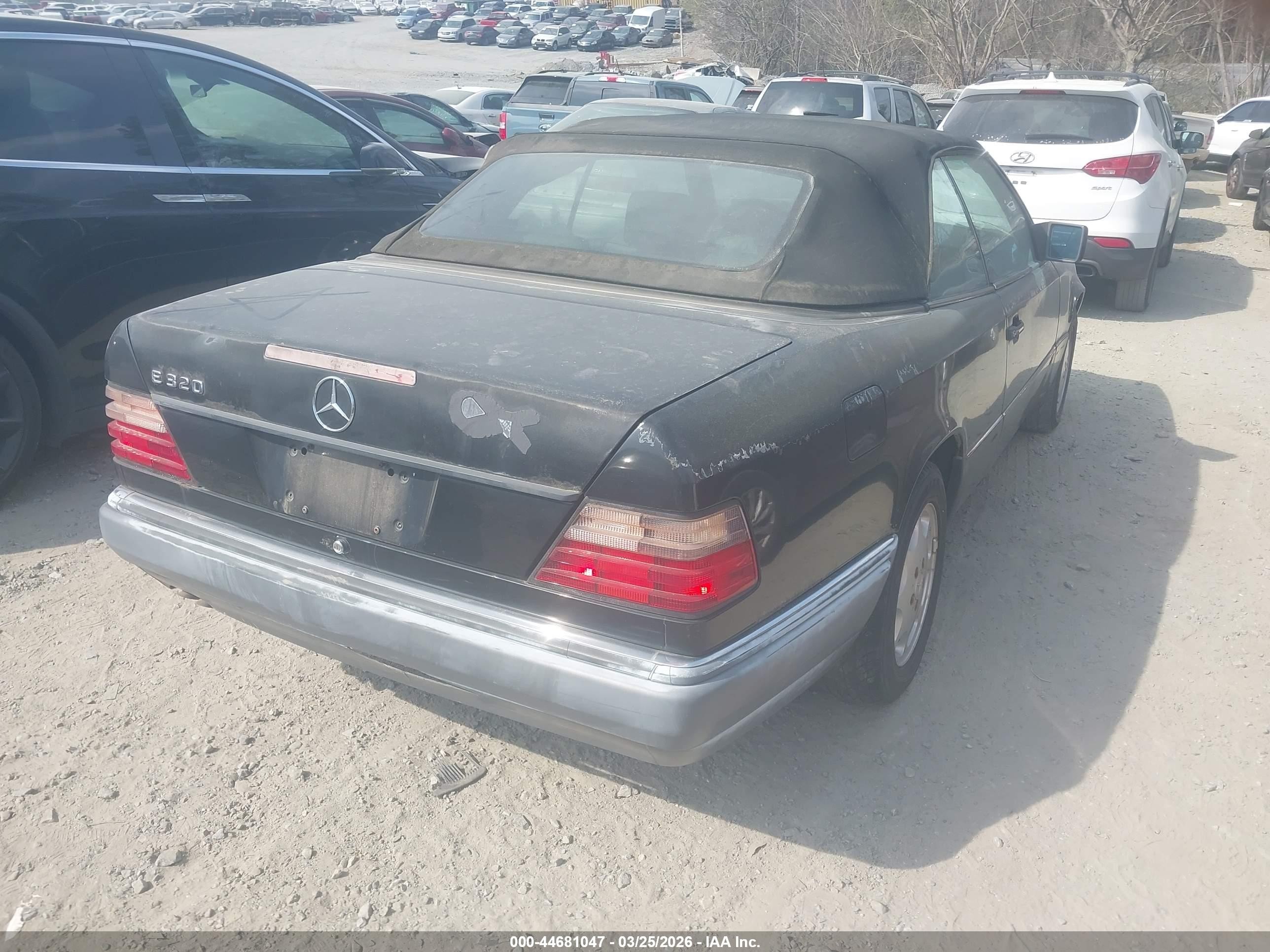 1995 Mercedes-benz E 320 Black vin: WDBEA66E1SC236598