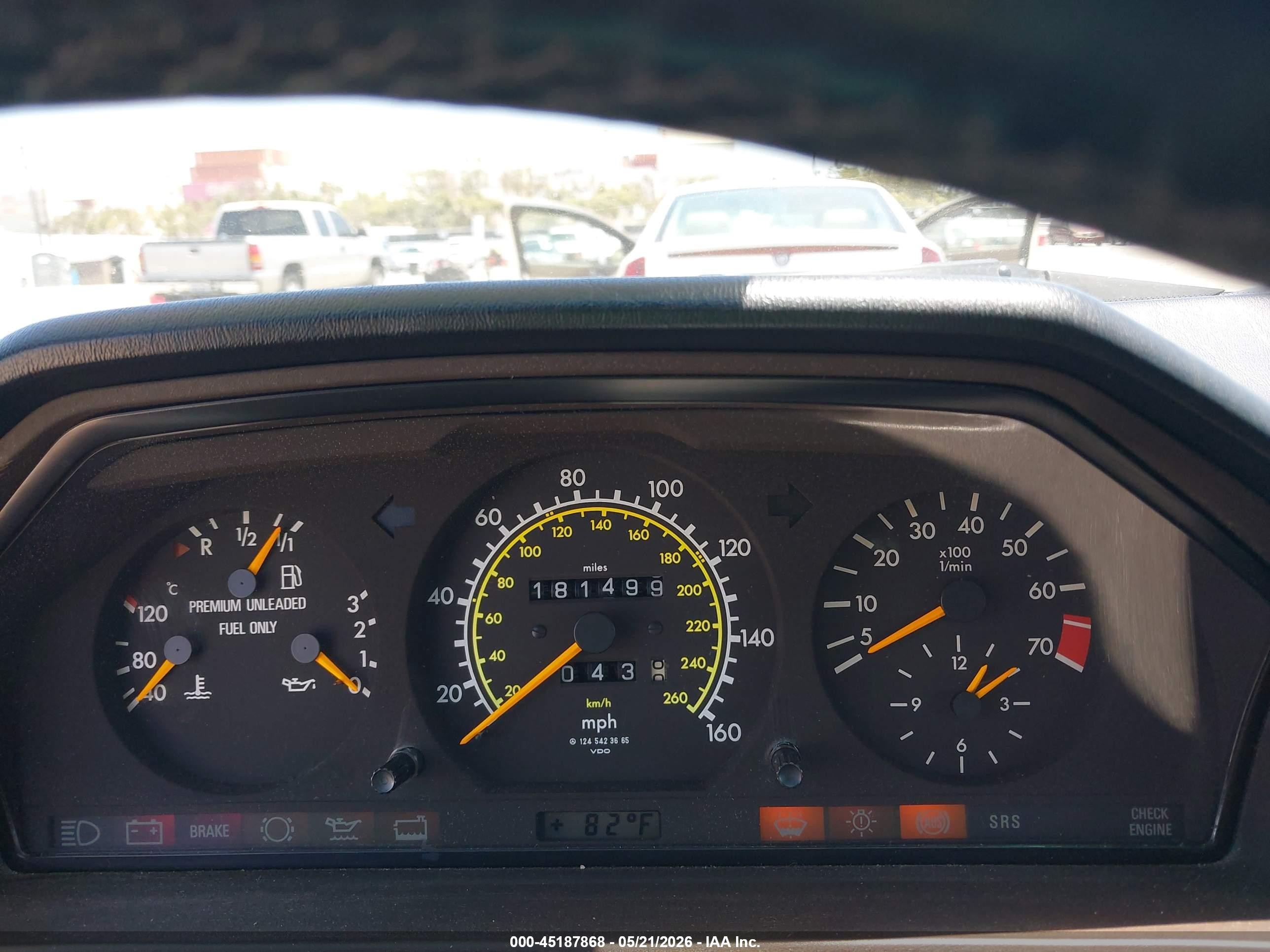 1995 Mercedes-benz E 320 Black vin: WDBEA66E1SC281248