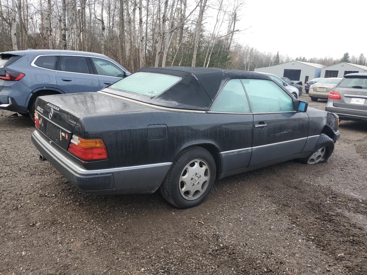1993 Mercedes-benz 300 Cecv Черный vin: WDBEA66E2PB907502