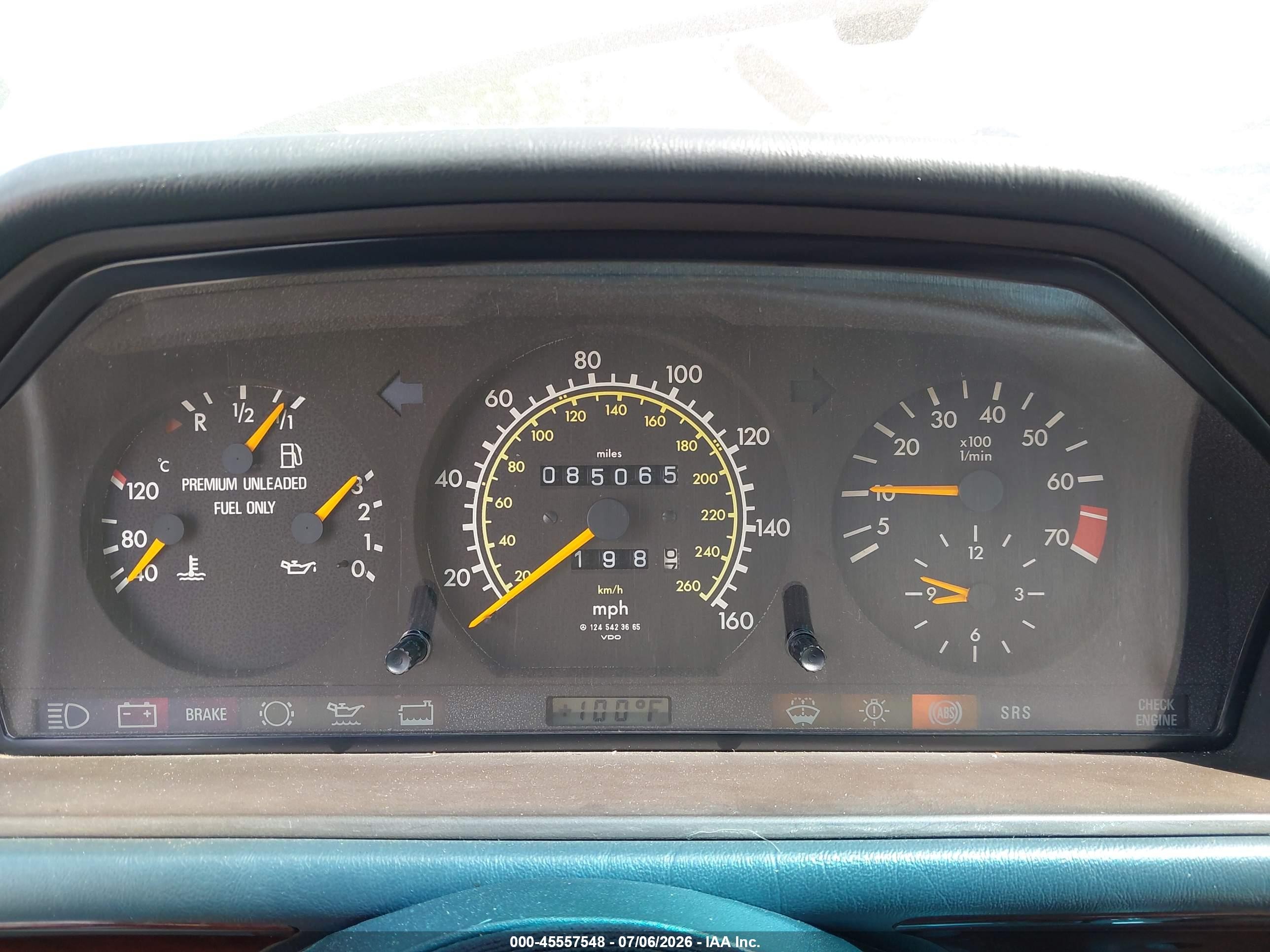 1995 Mercedes-benz E 320 Silver vin: WDBEA66E4SC200050