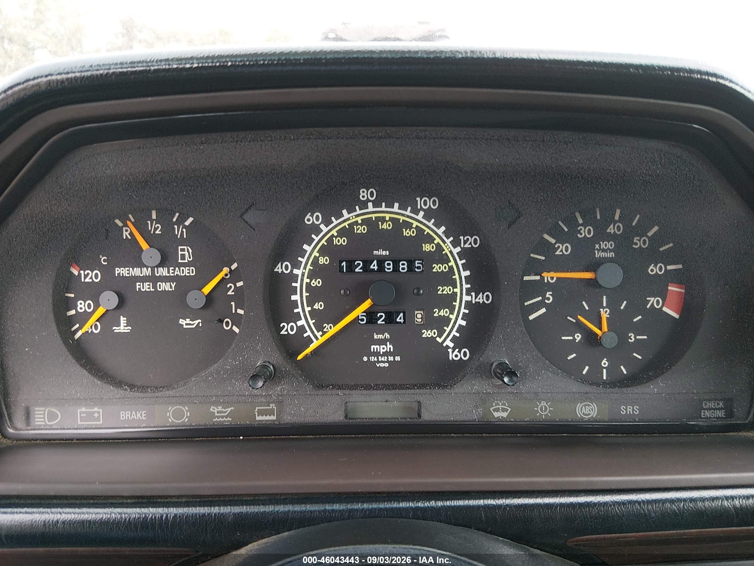 1995 Mercedes-benz E 320 Серебряный vin: WDBEA66E4SC215860