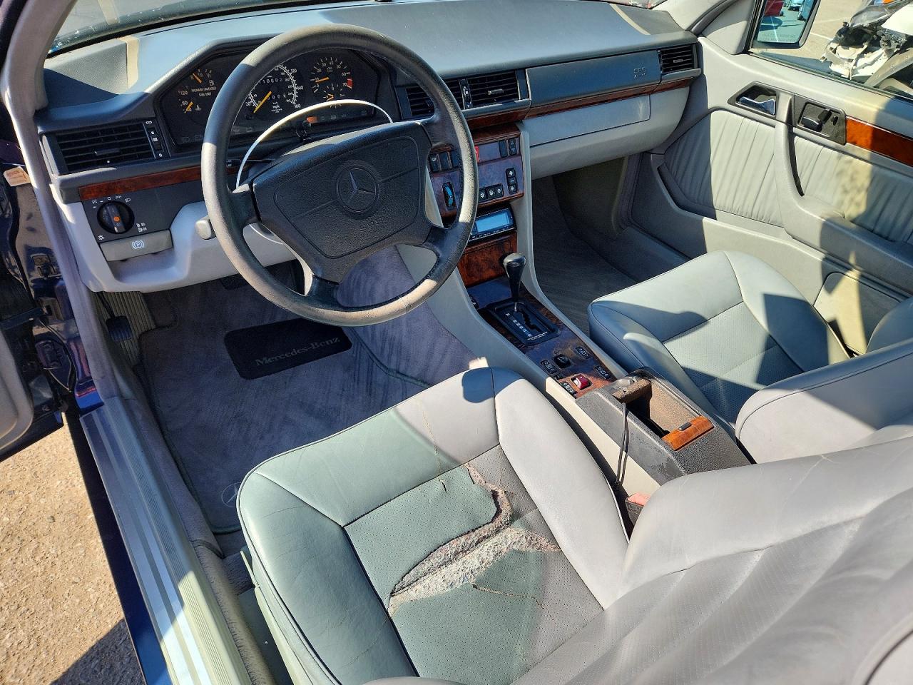1995 Mercedes-benz E 320 Blue vin: WDBEA66E5SC199409