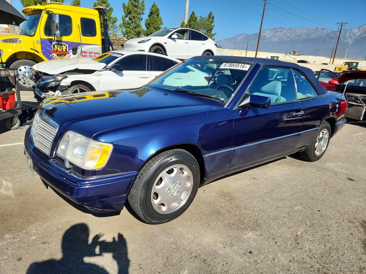 1995 Mercedes-benz E 320 Blue vin: WDBEA66E5SC199409