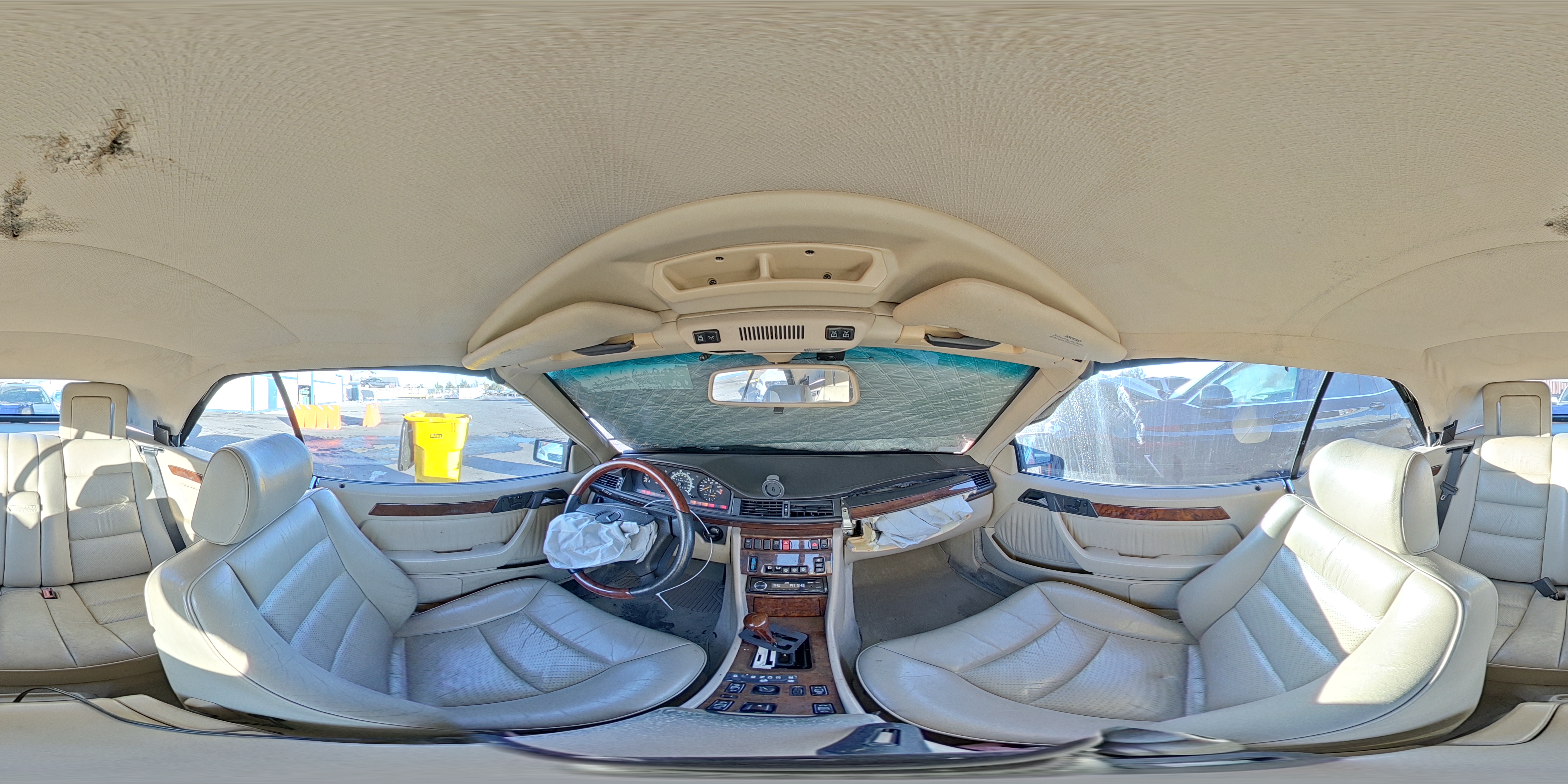 1993 Mercedes-benz 300 Cecv Темно-бордовый vin: WDBEA66E6PB920706