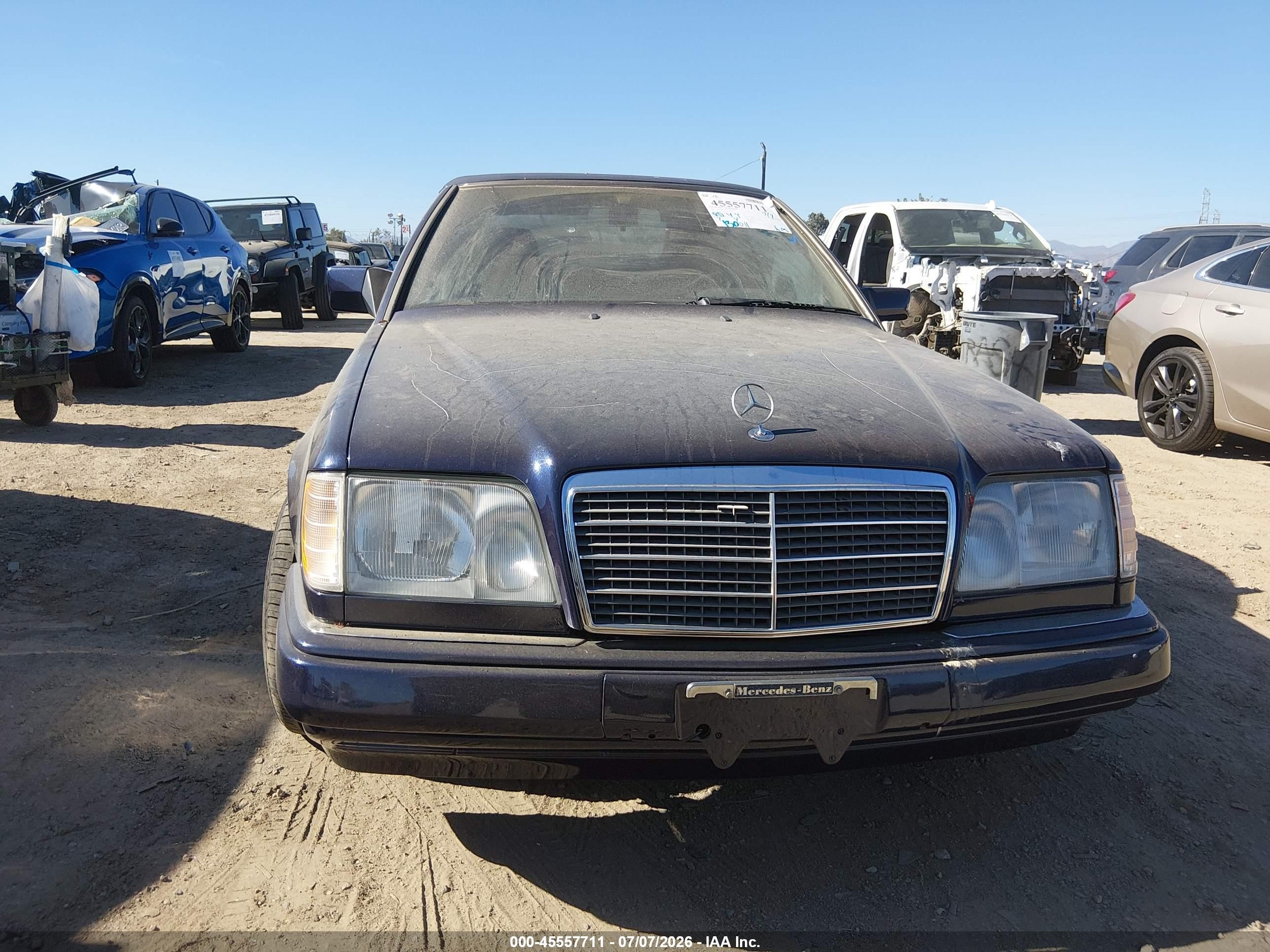 1995 Mercedes-benz E 320 Dark Blue vin: WDBEA66E6SC172512