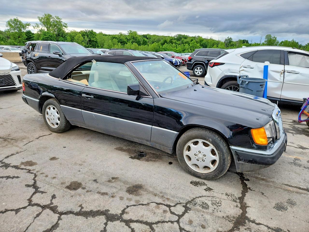 1993 Mercedes-benz 300 Cecv Black vin: WDBEA66E9PB999630