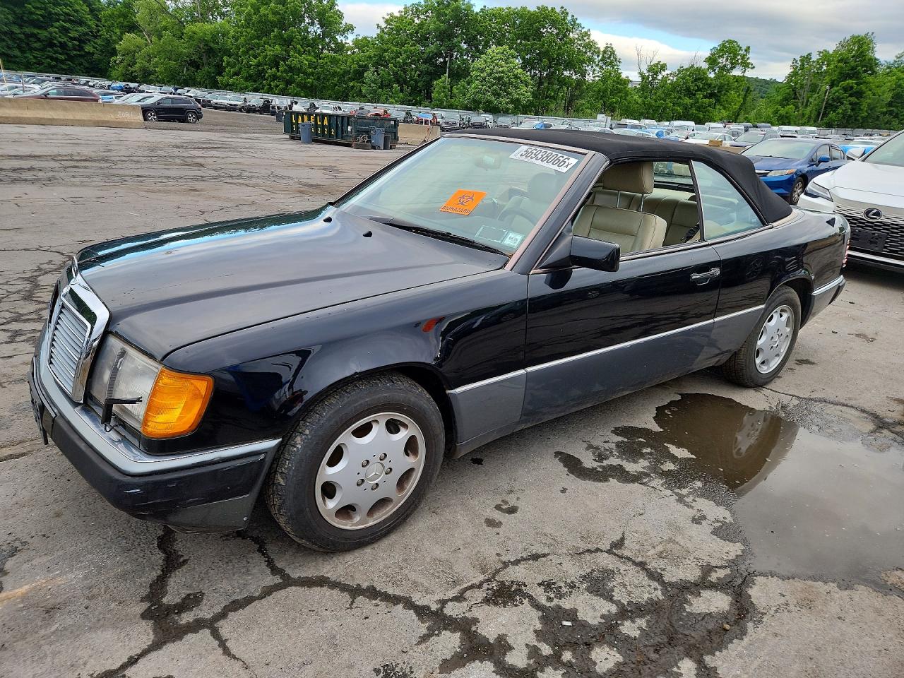 1993 Mercedes-benz 300 Cecv Black vin: WDBEA66E9PB999630