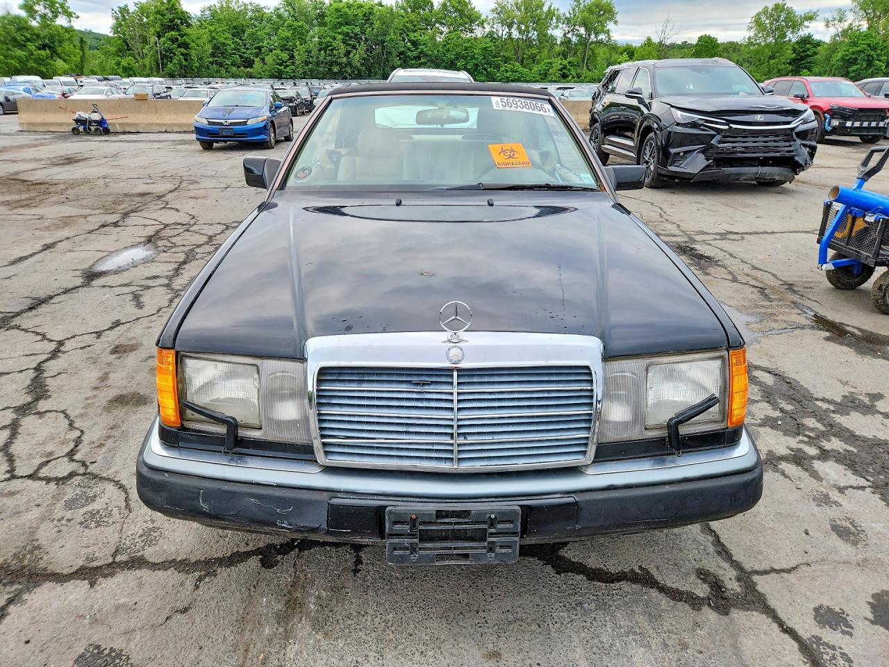 1993 Mercedes-benz 300 Cecv Black vin: WDBEA66E9PB999630