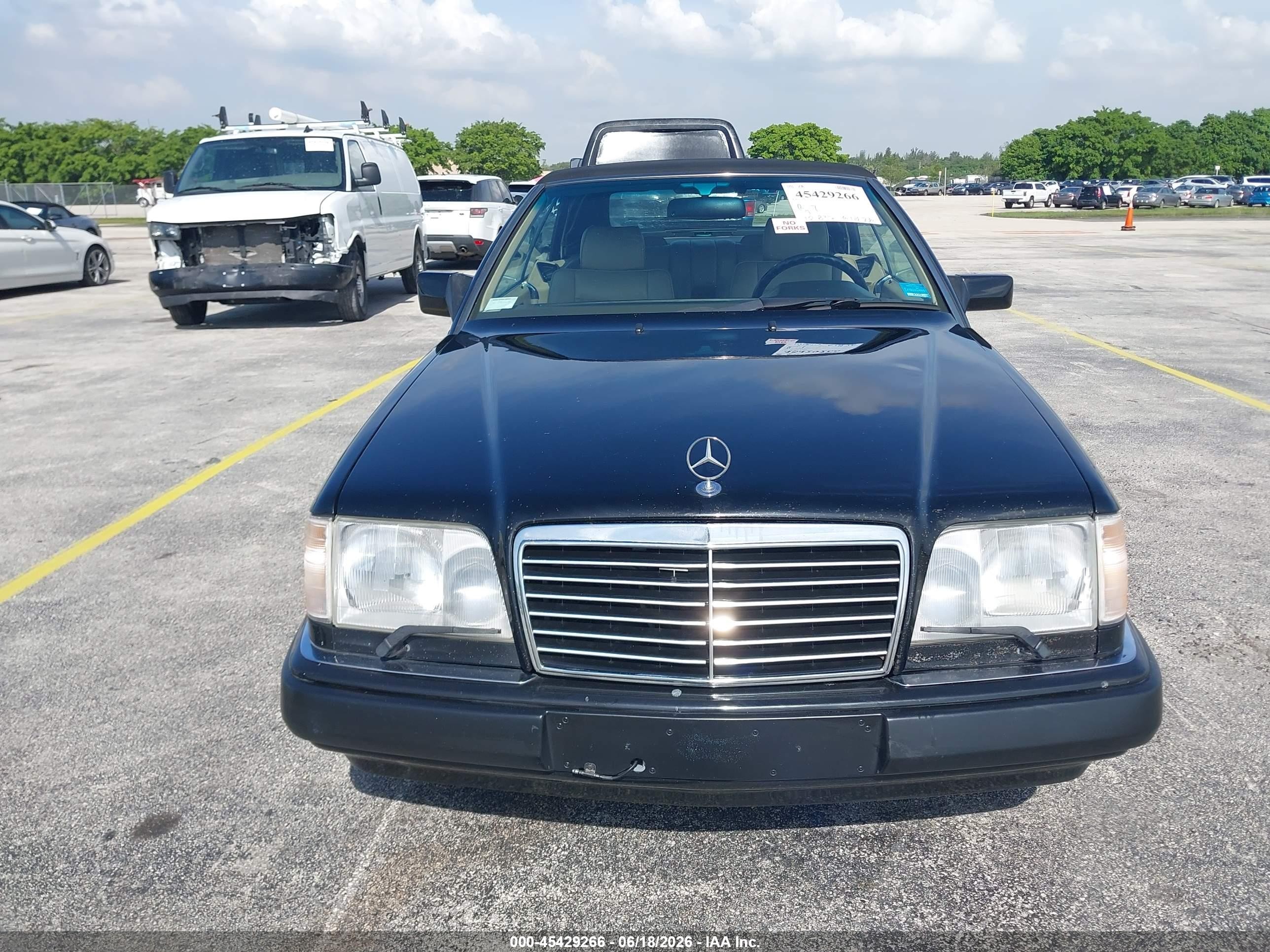 1994 Mercedes-benz E 320 Черный vin: WDBEA66E9RC098318