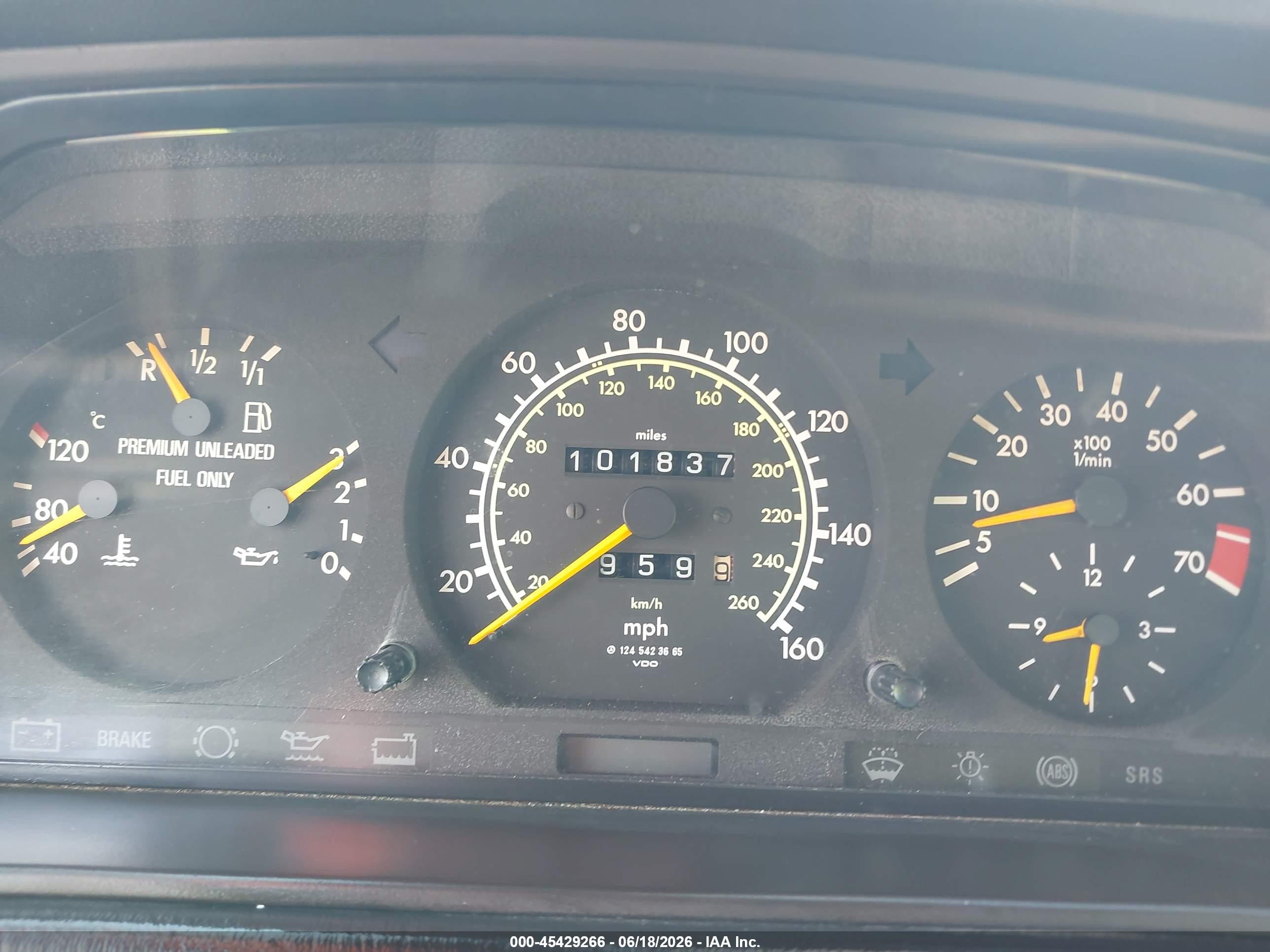 1994 Mercedes-benz E 320 Черный vin: WDBEA66E9RC098318