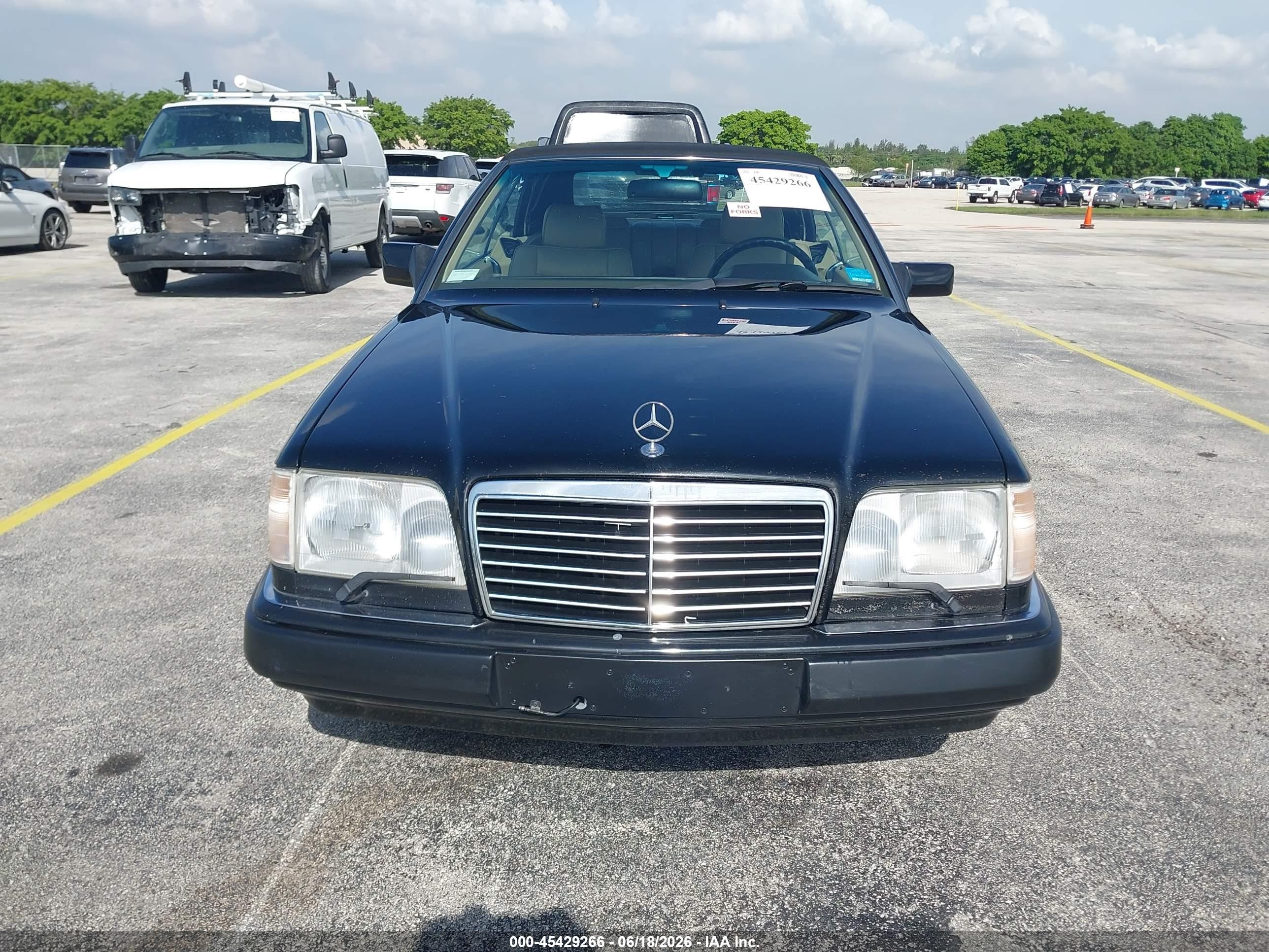 1994 Mercedes-benz E 320 Черный vin: WDBEA66E9RC098318