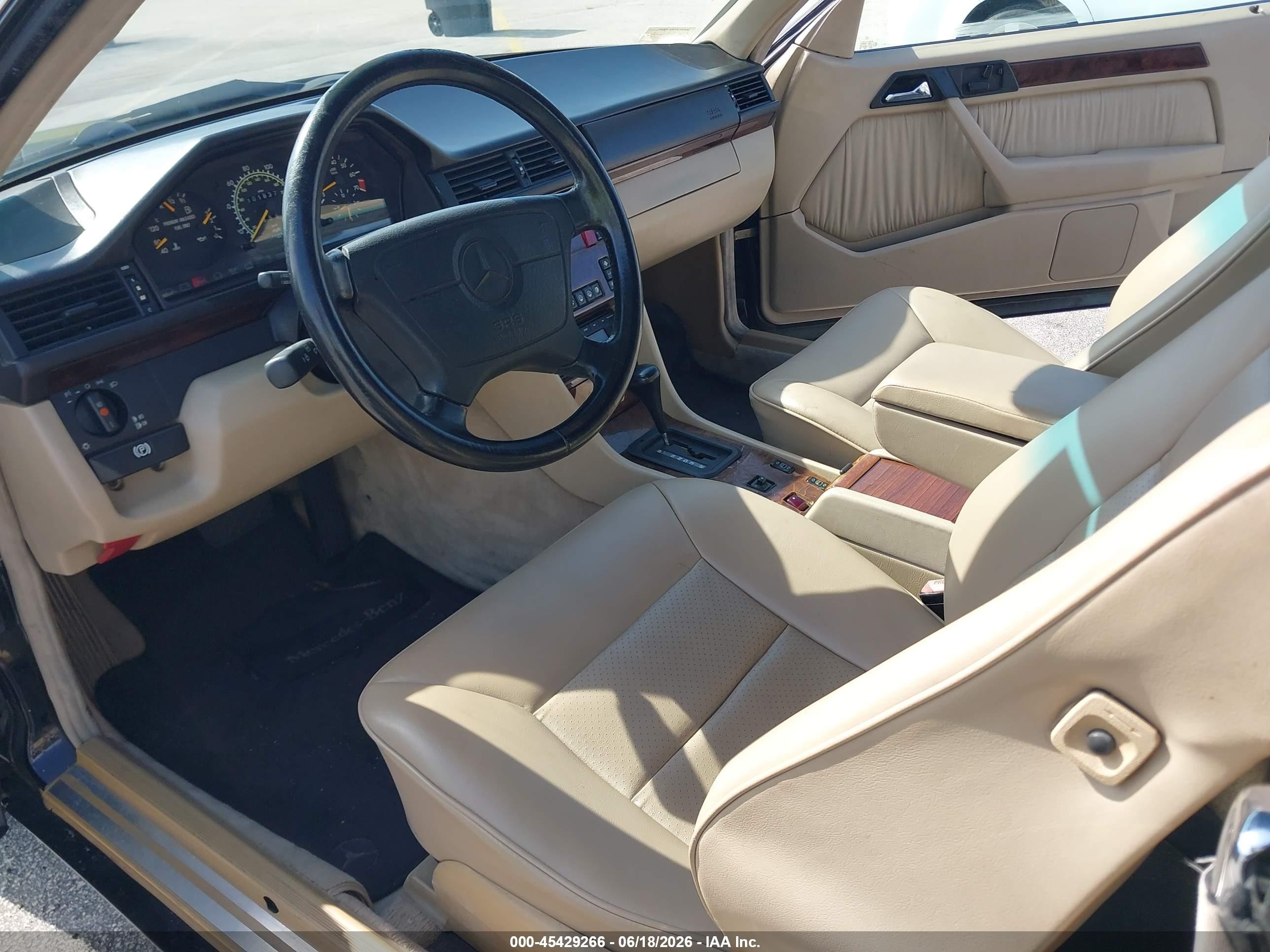 1994 Mercedes-benz E 320 Черный vin: WDBEA66E9RC098318