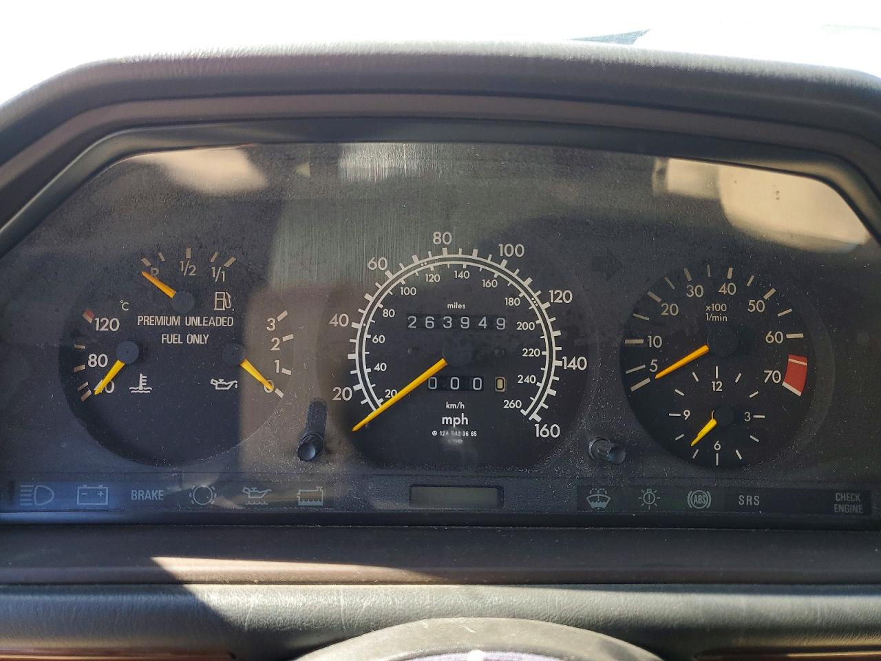 1995 Mercedes-benz E 320 Белый vin: WDBEA92E3SF304552