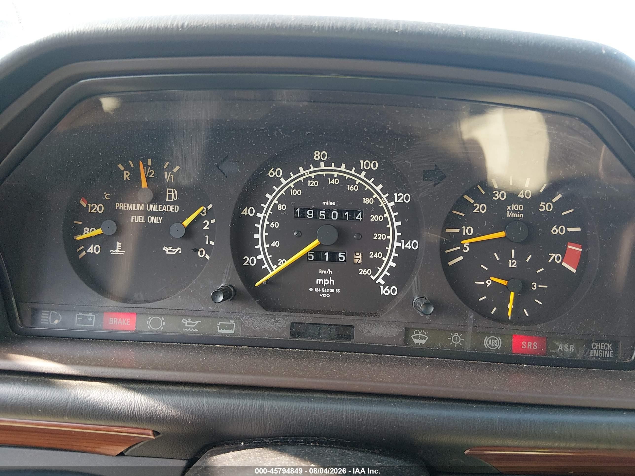 1995 Mercedes-benz E 320 Gold vin: WDBEA92E6SF313875