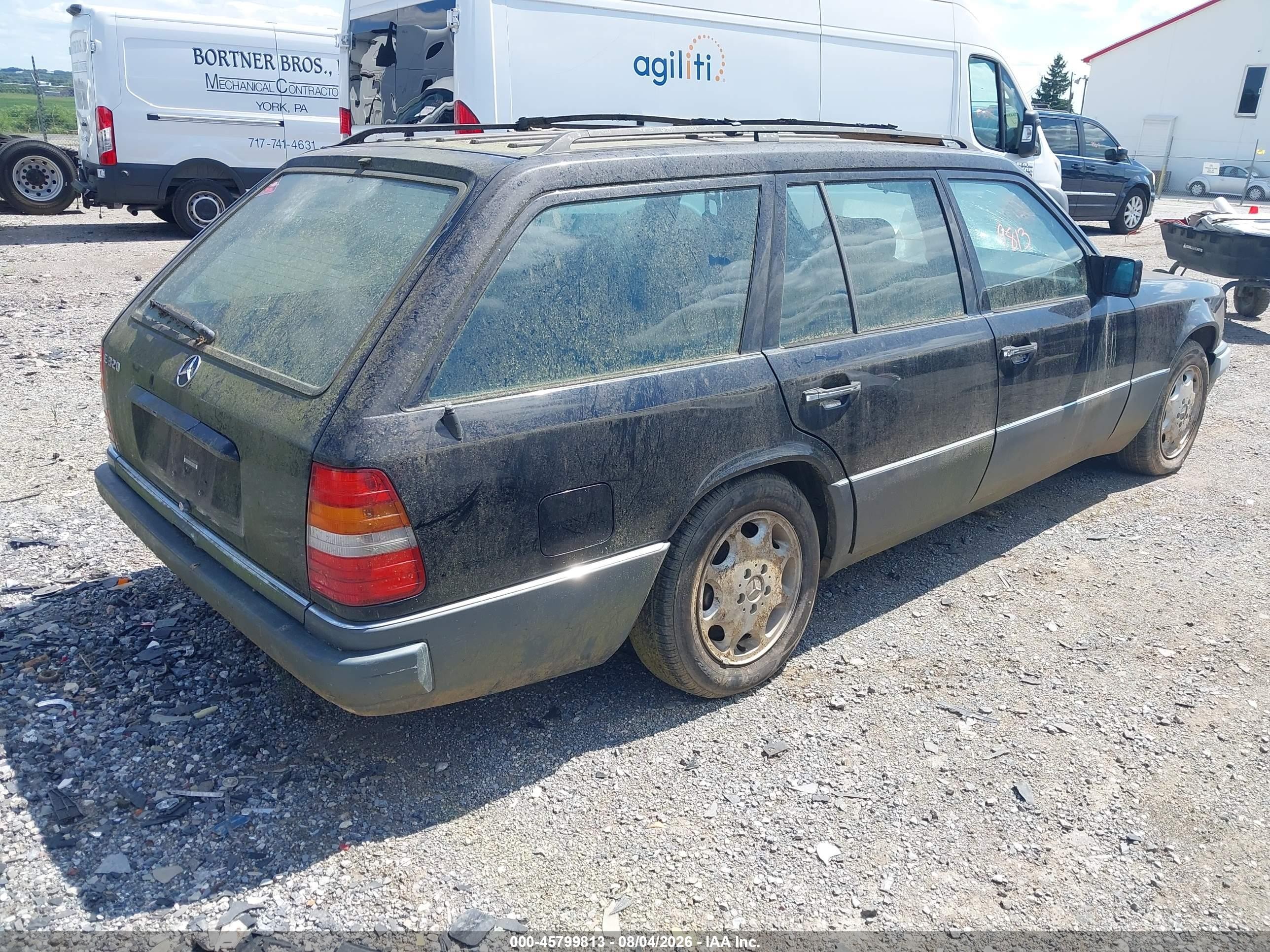 1994 Mercedes-benz E 320 Black vin: WDBEA92E7RF274062
