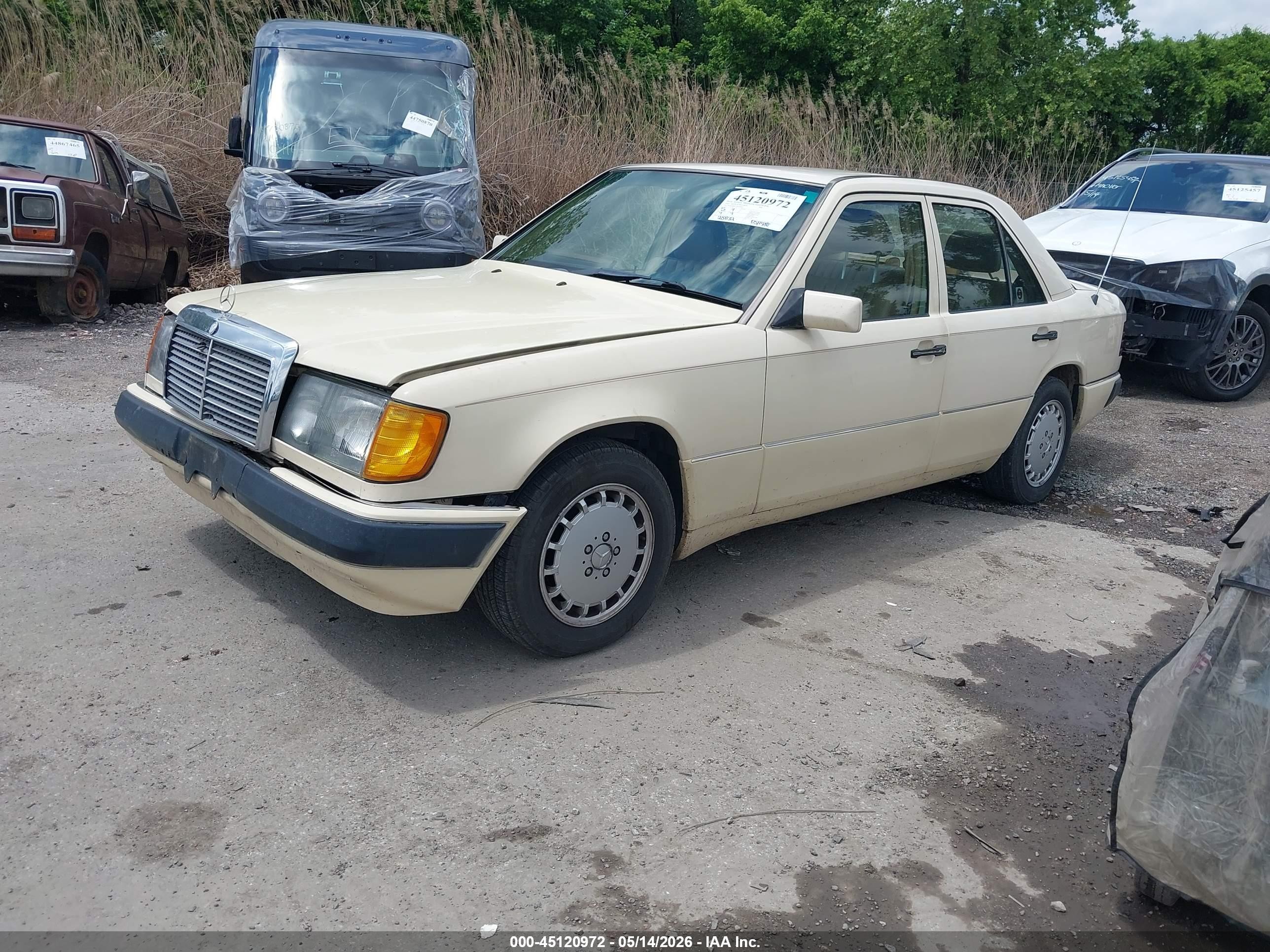 1992 Mercedes-benz 300 D Beige vin: WDBEB28E3NB559600