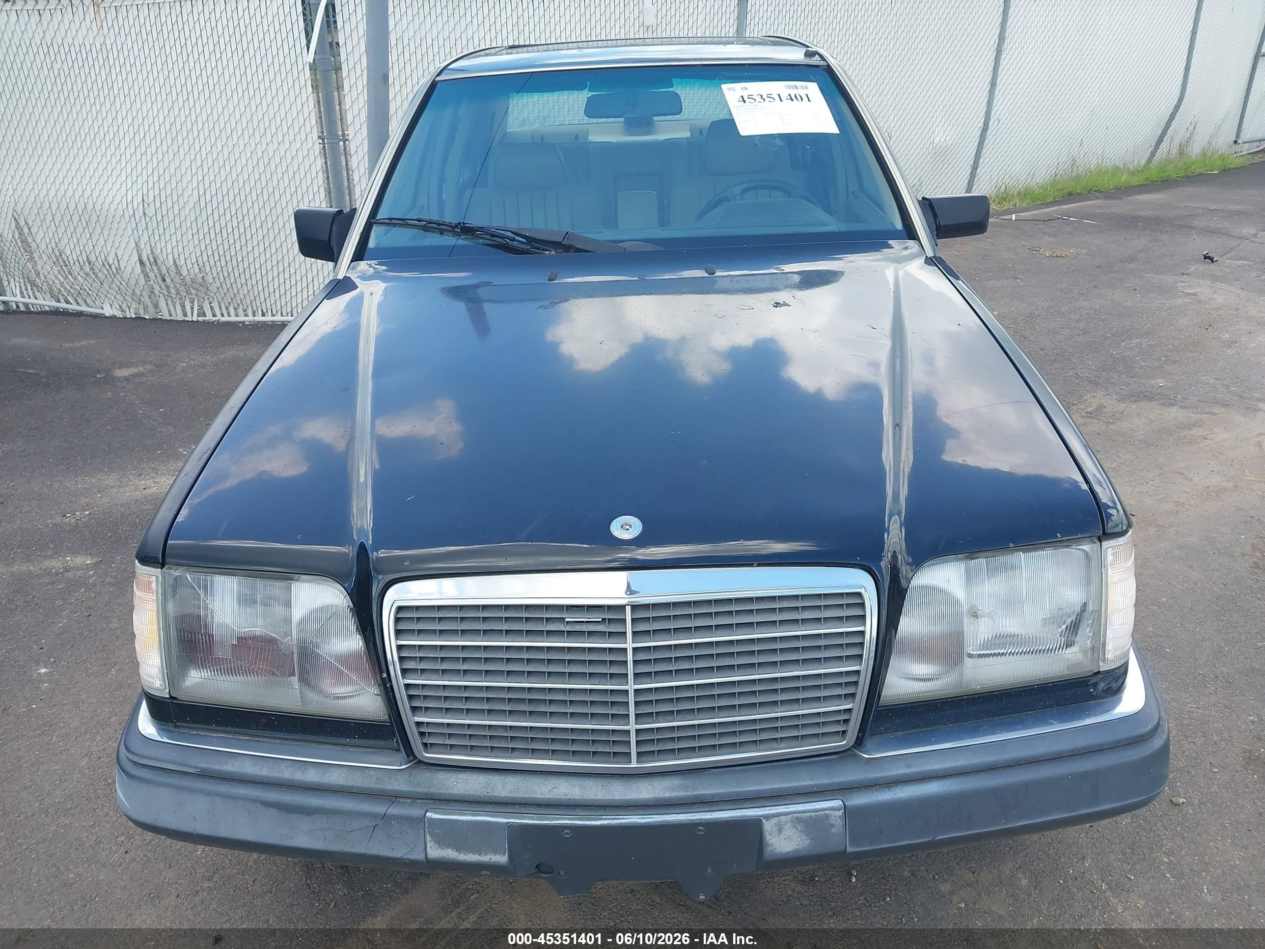 1995 Mercedes-benz E 300d/300d Special Black vin: WDBEB31E6SC127024