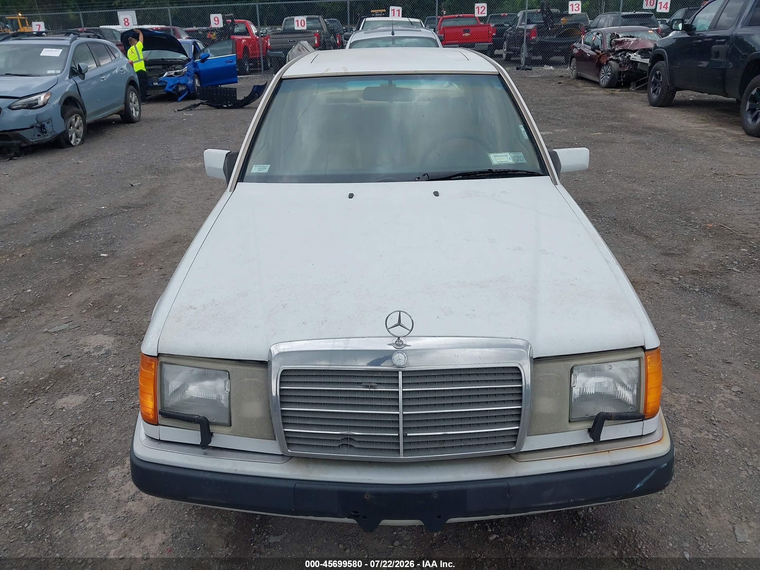 1992 Mercedes-benz 300 E 4matic White vin: WDBED30D9NB647683